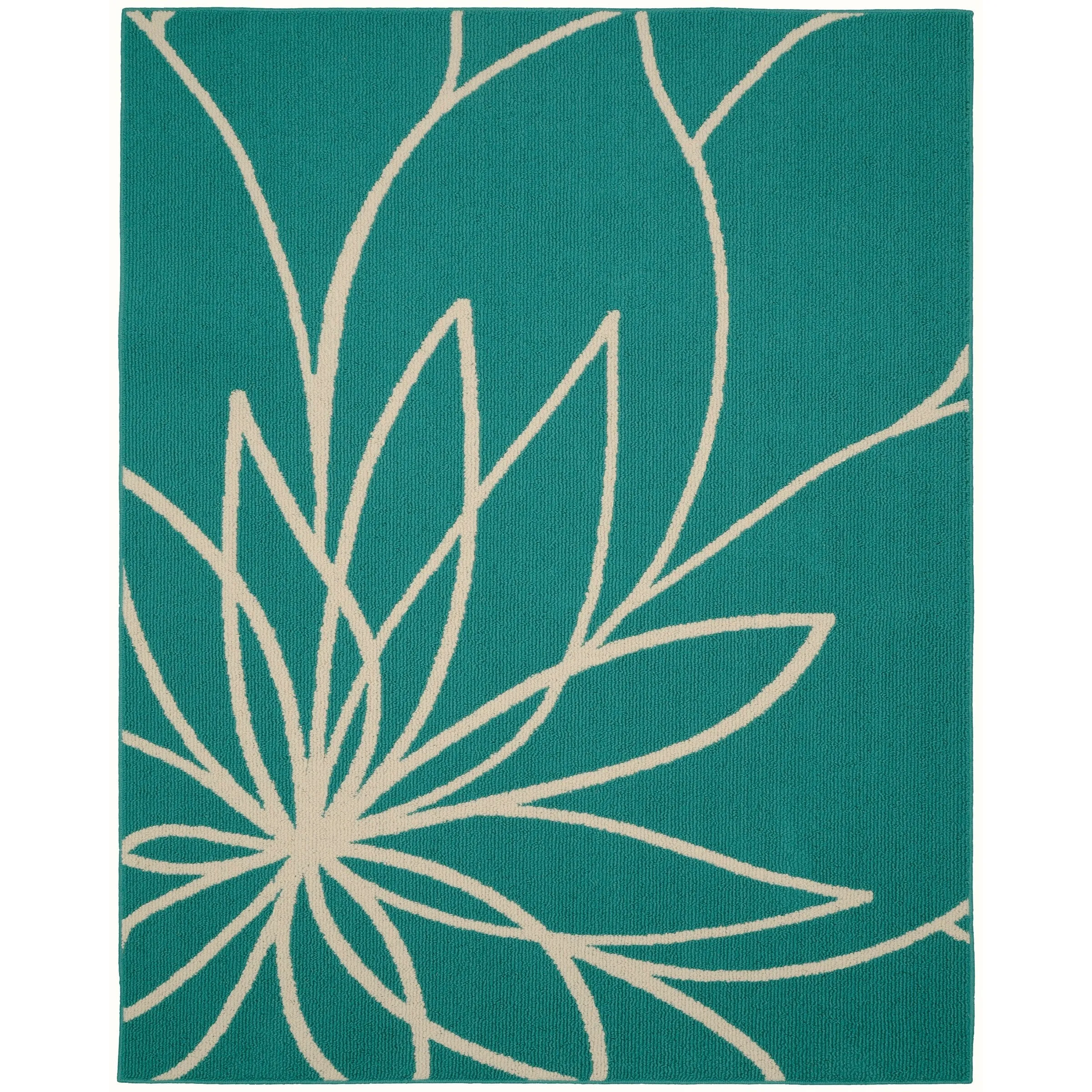 Garland Rug Grand Floral Polypropylene Indoor Area or Accent Rug