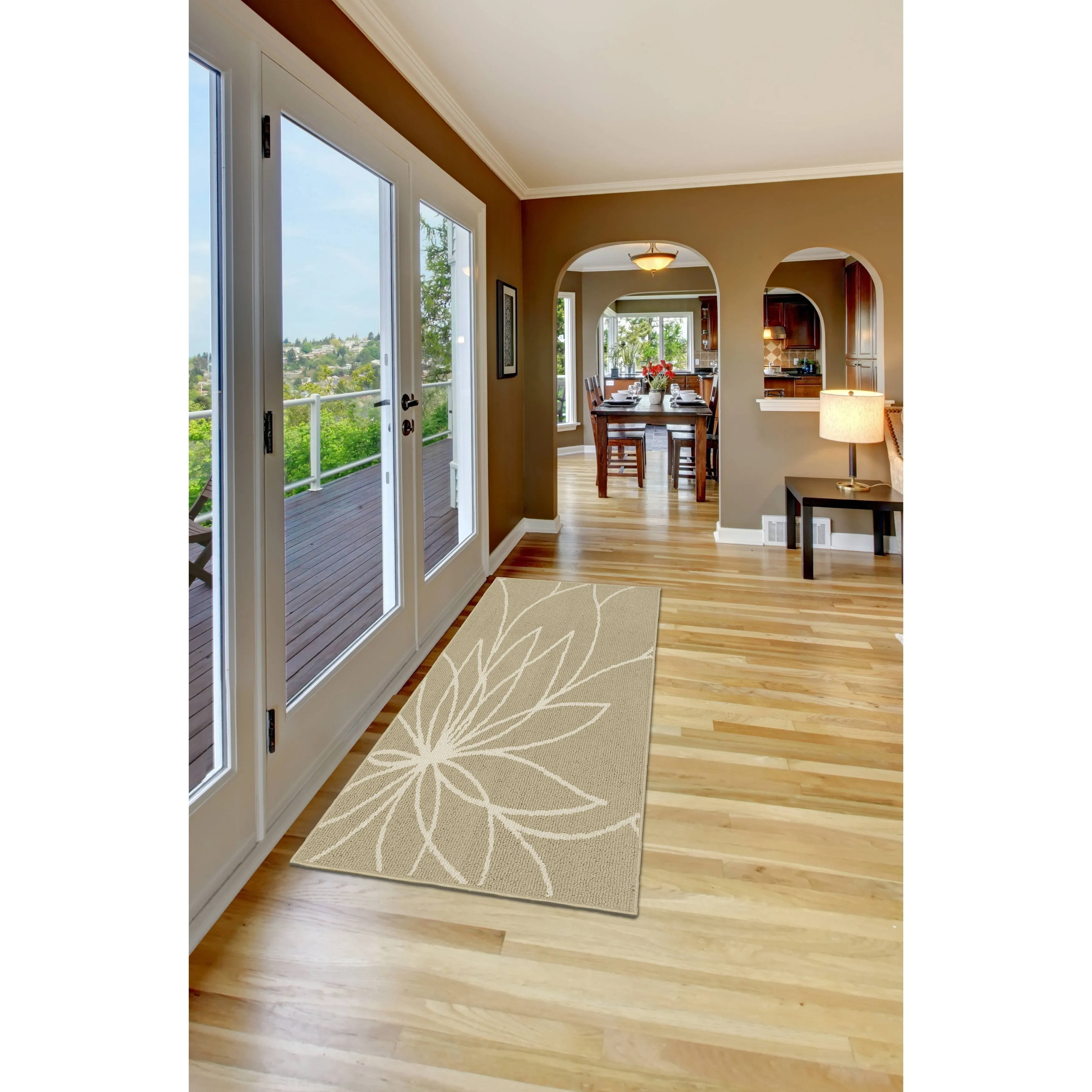 Garland Rug Grand Floral Polypropylene Indoor Area or Accent Rug