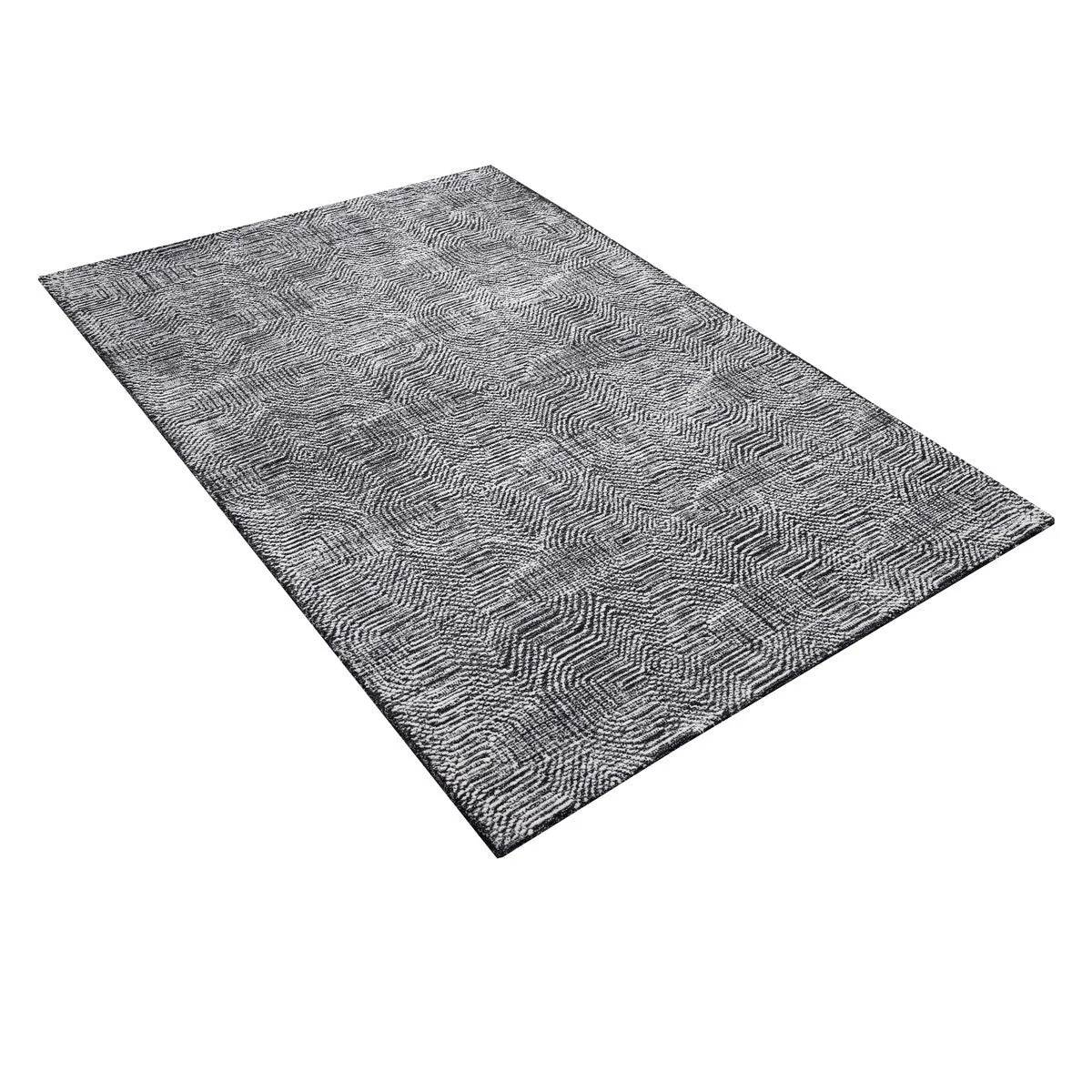 George Towne Living Melissa Luxury Handmade Abstract Wool Area Rug