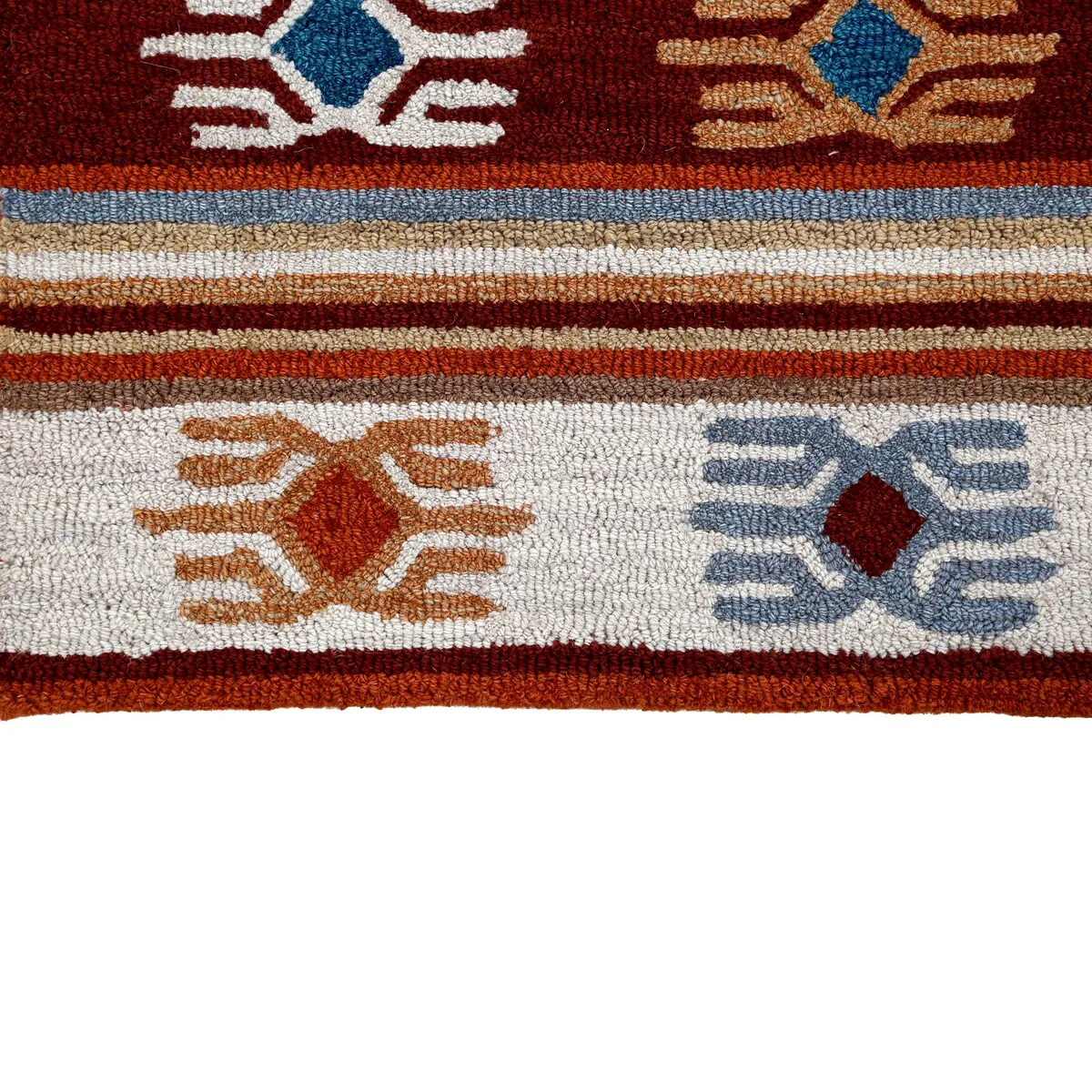 George Towne Living Southwest Tuscan Luxury Handmade Southwest Lodge Wool Area Rug