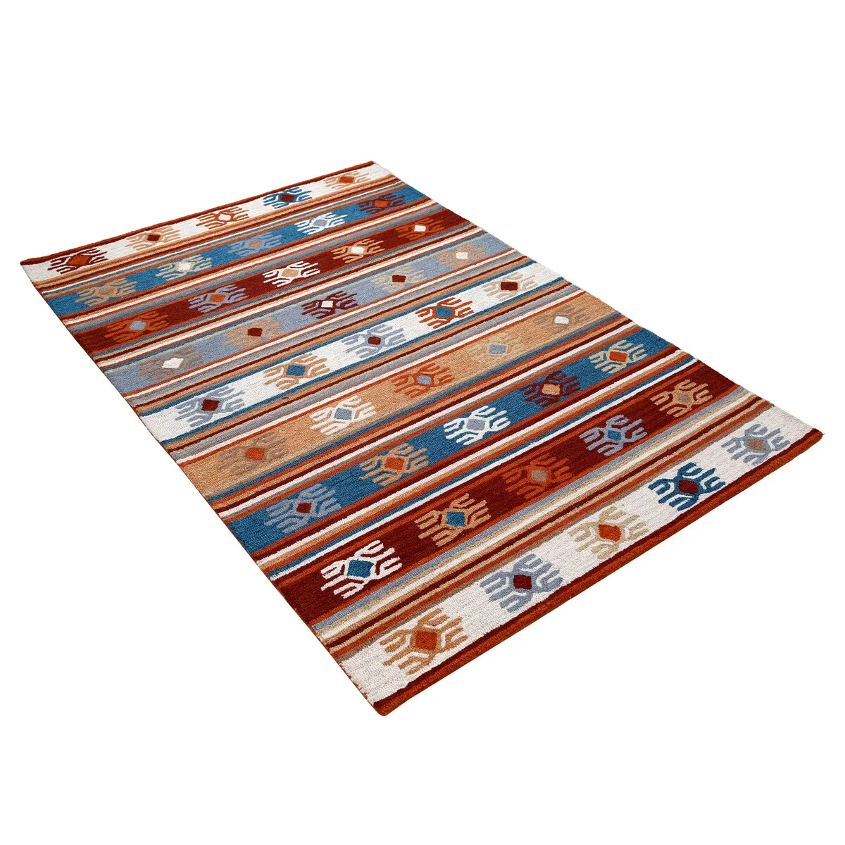 George Towne Living Southwest Tuscan Luxury Handmade Southwest Lodge Wool Area Rug