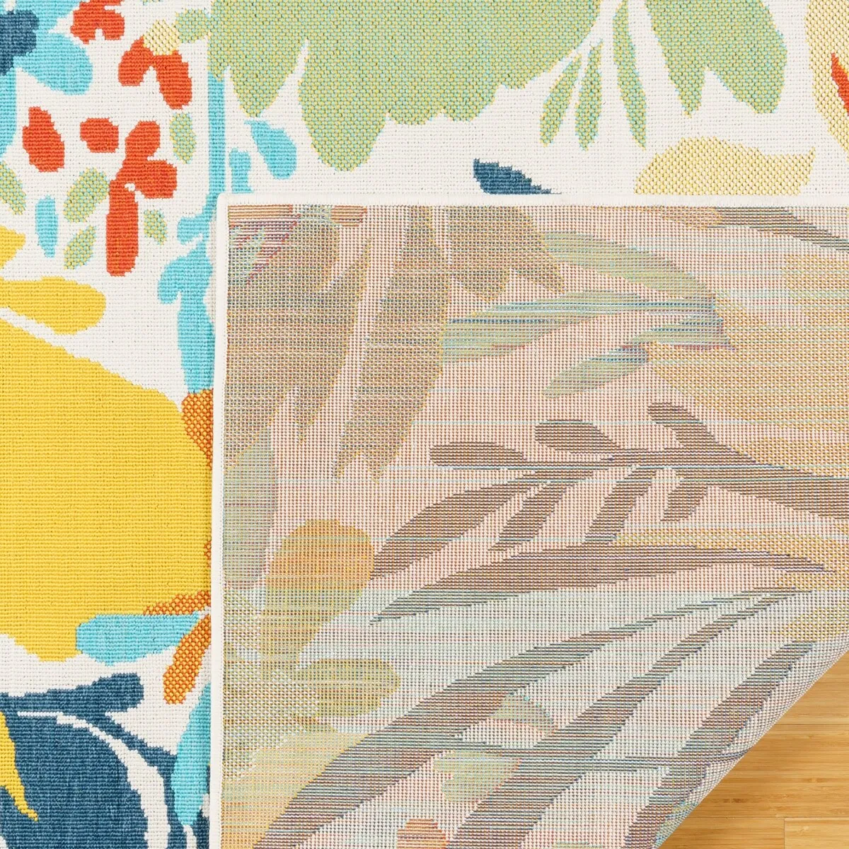Gertmenian Jona Nelisa Tropical Floral Botanical Indoor/ Flatweave Outdoor Area Rug