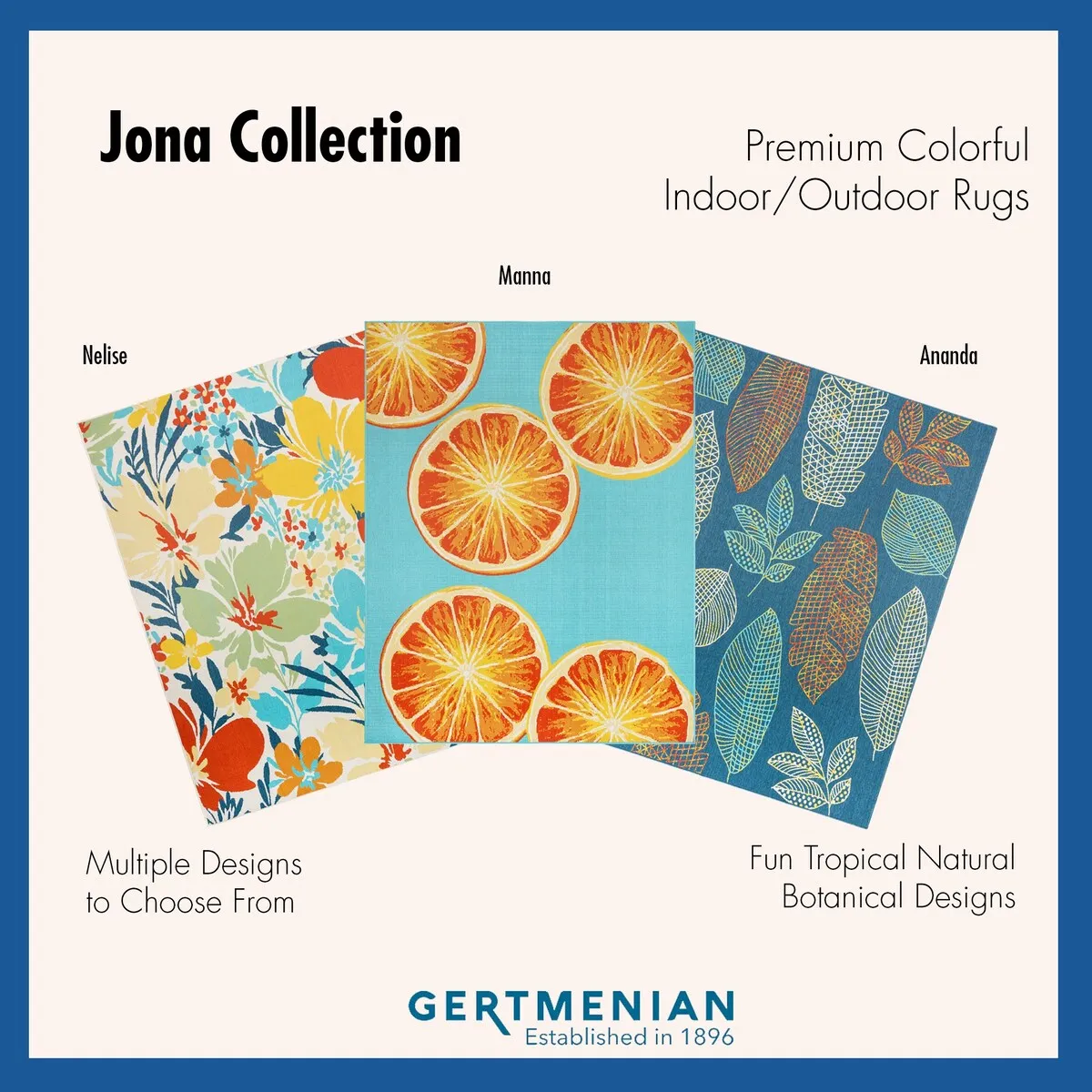 Gertmenian Jona Nelisa Tropical Floral Botanical Indoor/ Flatweave Outdoor Area Rug