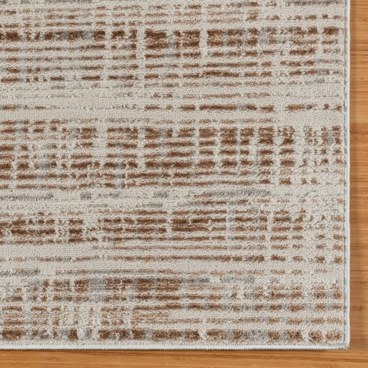 Gertmenian Missha Polyester Modern Tonal Ombre Solid High-Low Indoor Area Rug