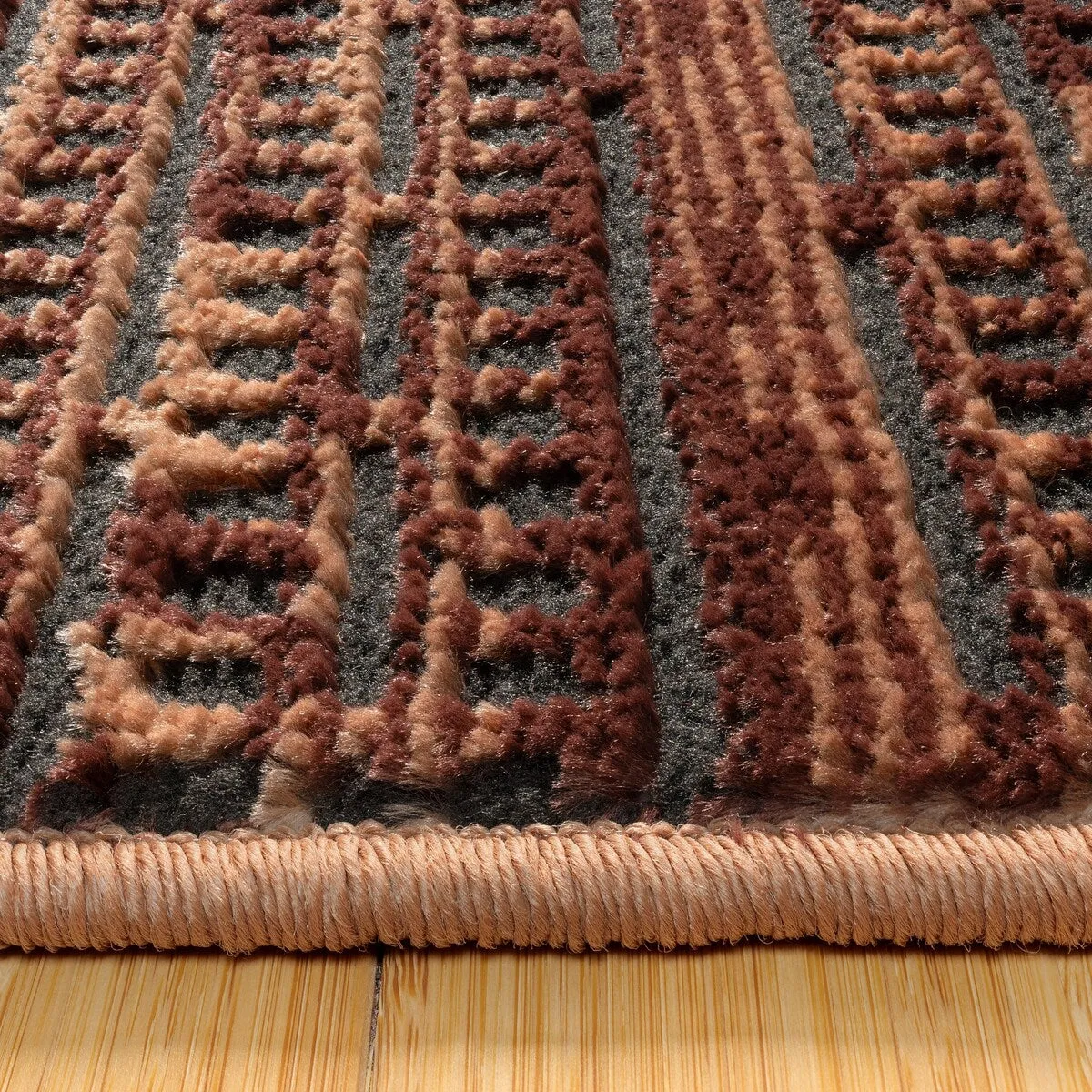 Gertmenian Missha Polyester Modern Tonal Ombre Solid High-Low Indoor Area Rug