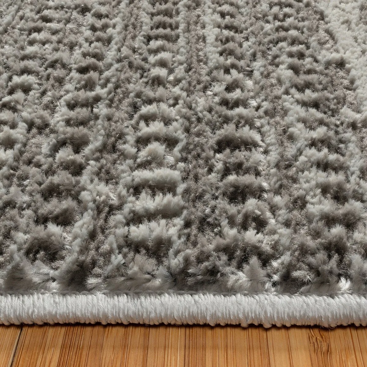 Gertmenian Missha Polyester Modern Tonal Ombre Solid High-Low Indoor Area Rug