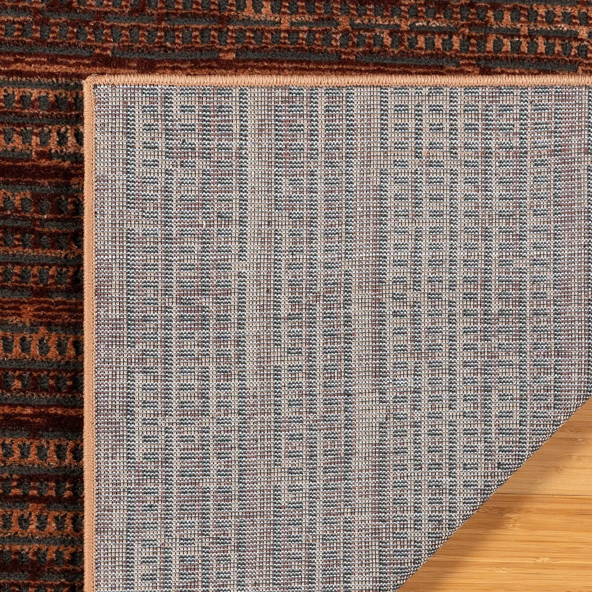 Gertmenian Missha Polyester Modern Tonal Ombre Solid High-Low Indoor Area Rug