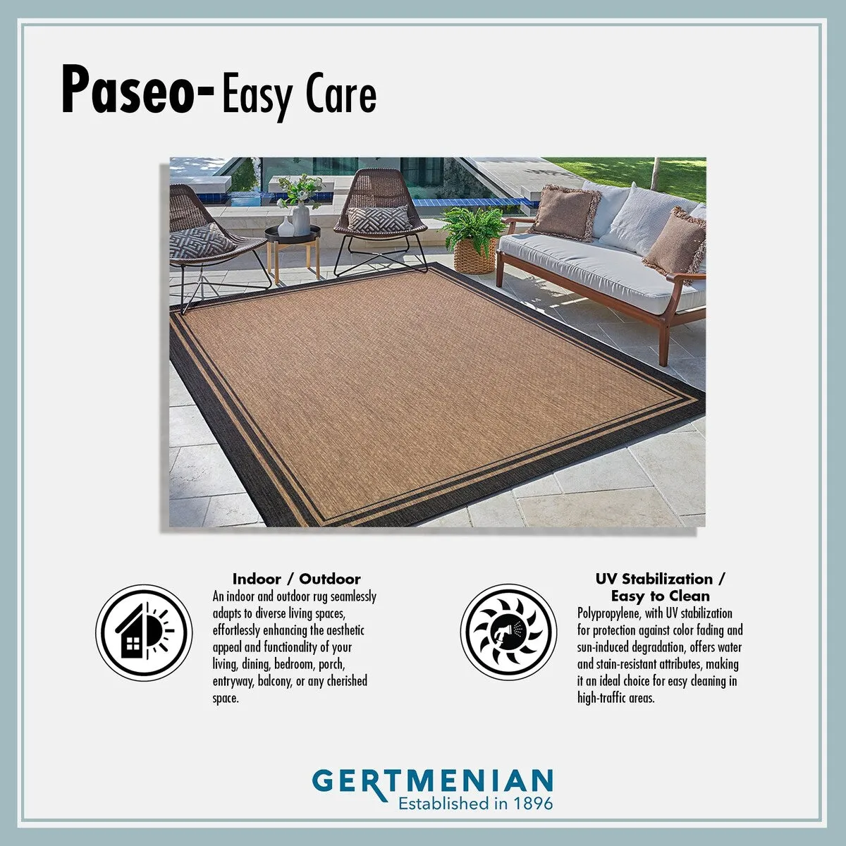 Gertmenian Paseo Loutro Navy Casual Nautical Fish Indoor/ Outdoor Area Rug