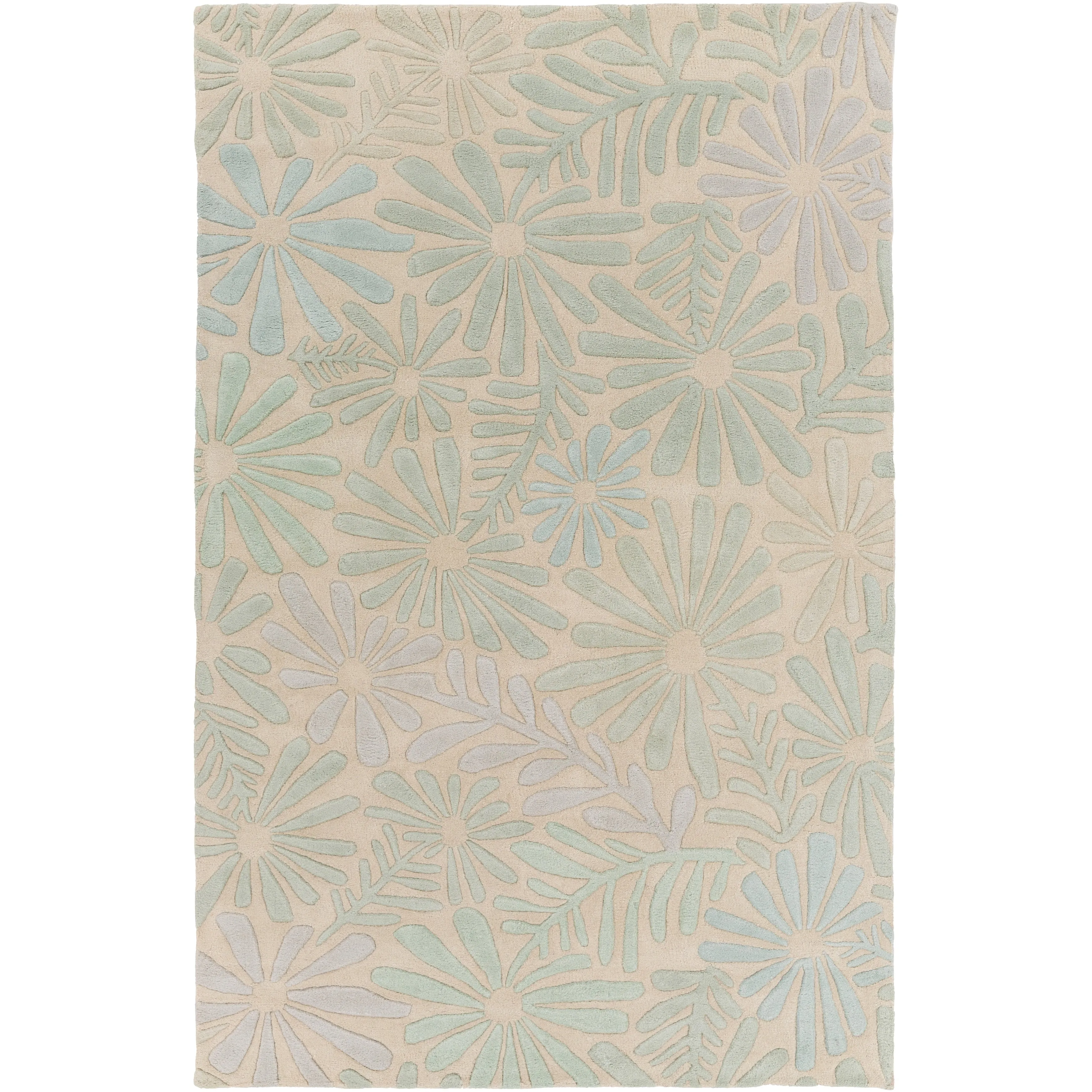 Hand-tufted Billie Floral Indoor Area Rug