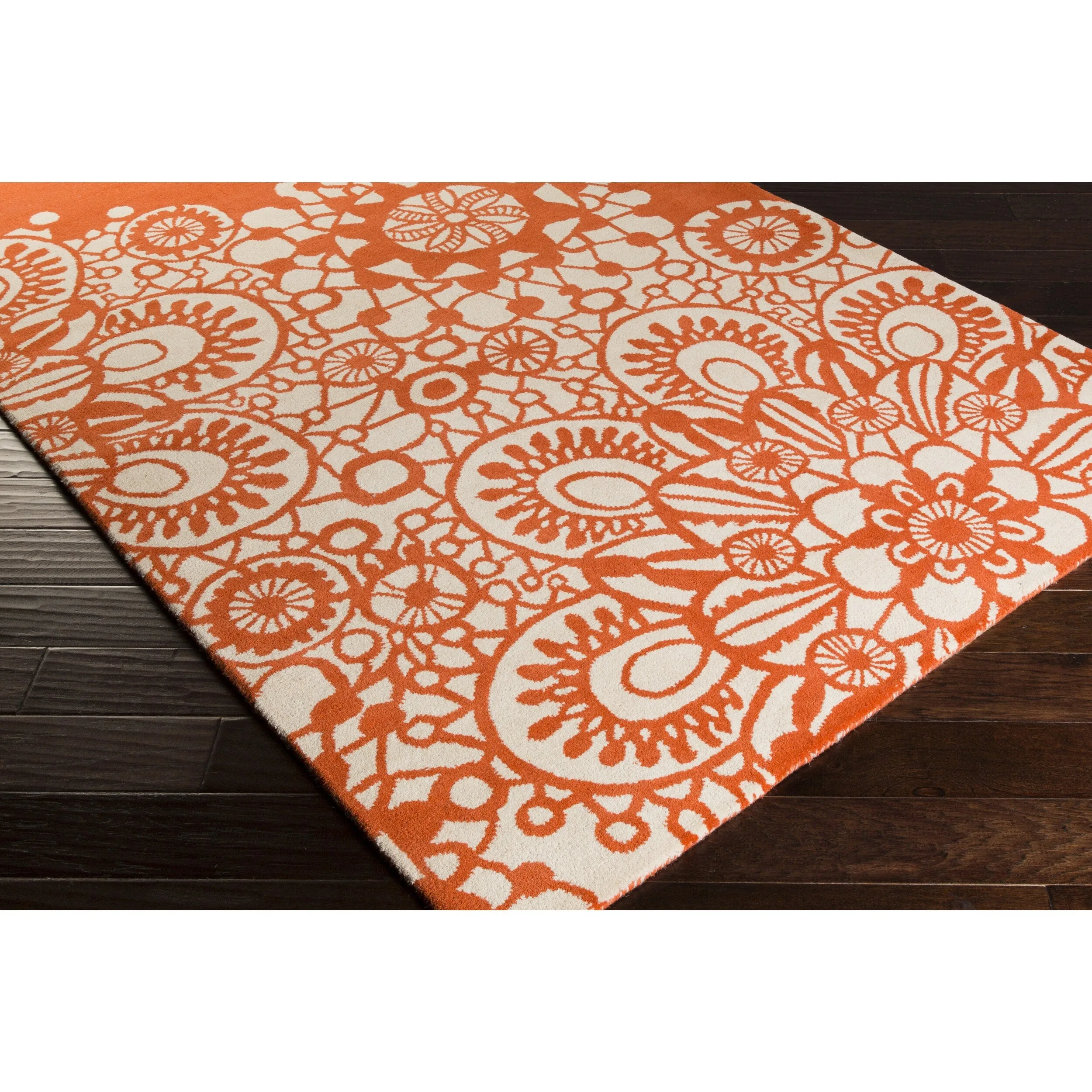Hand-tufted Briley Floral Indoor Area Rug