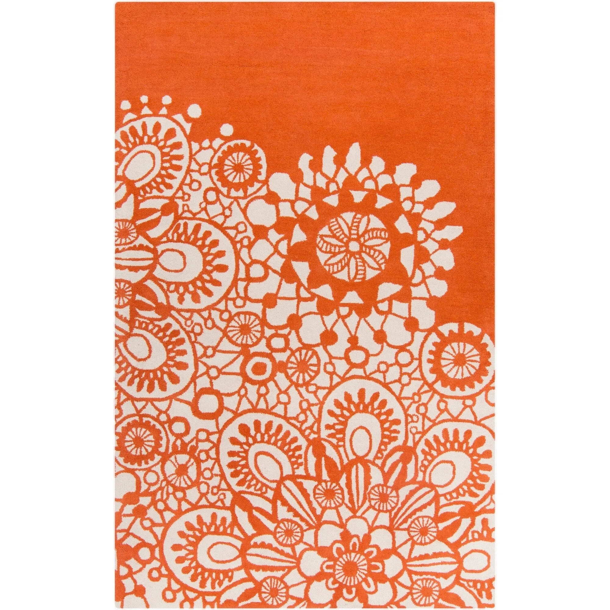 Hand-tufted Briley Floral Indoor Area Rug