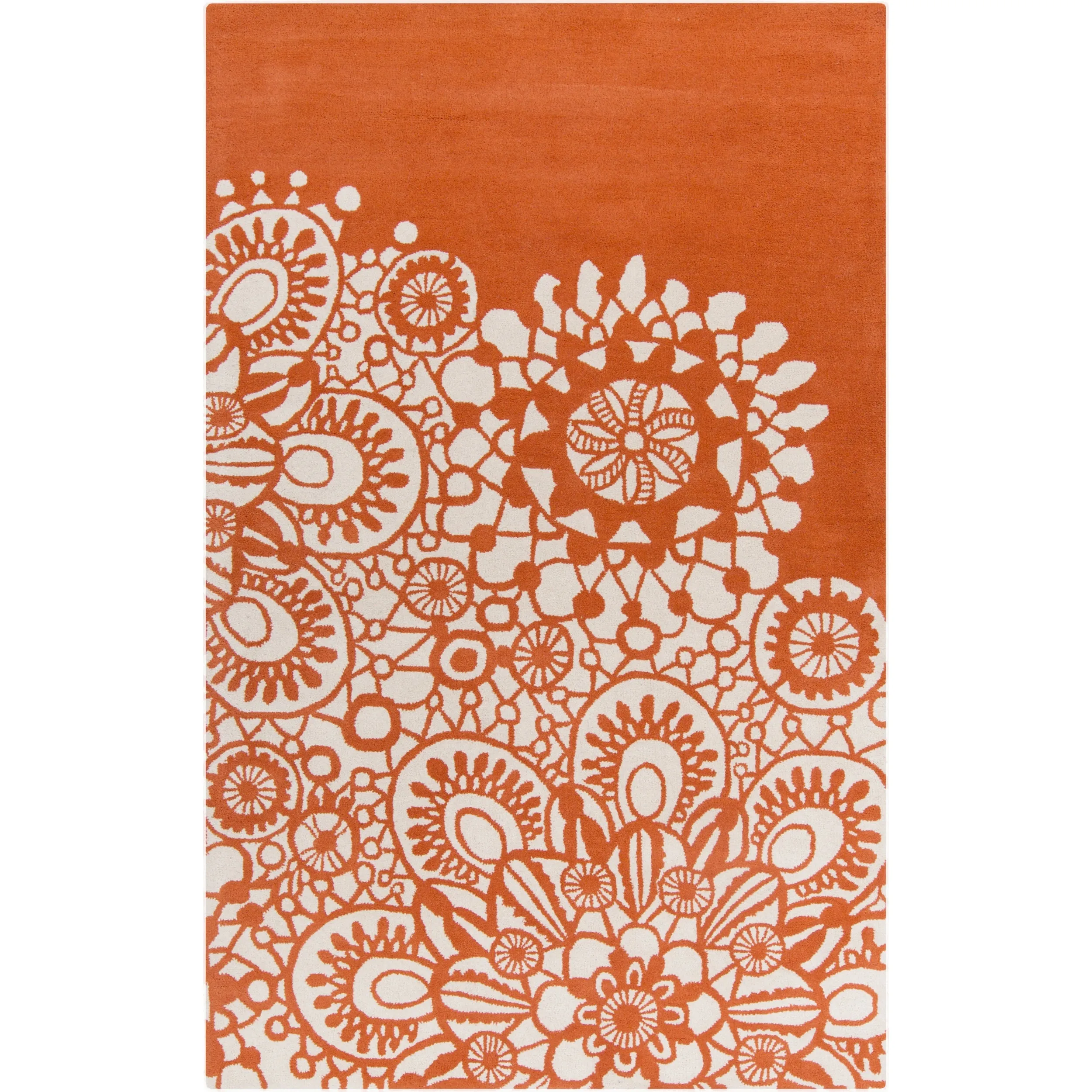 Hand-tufted Briley Floral Indoor Area Rug
