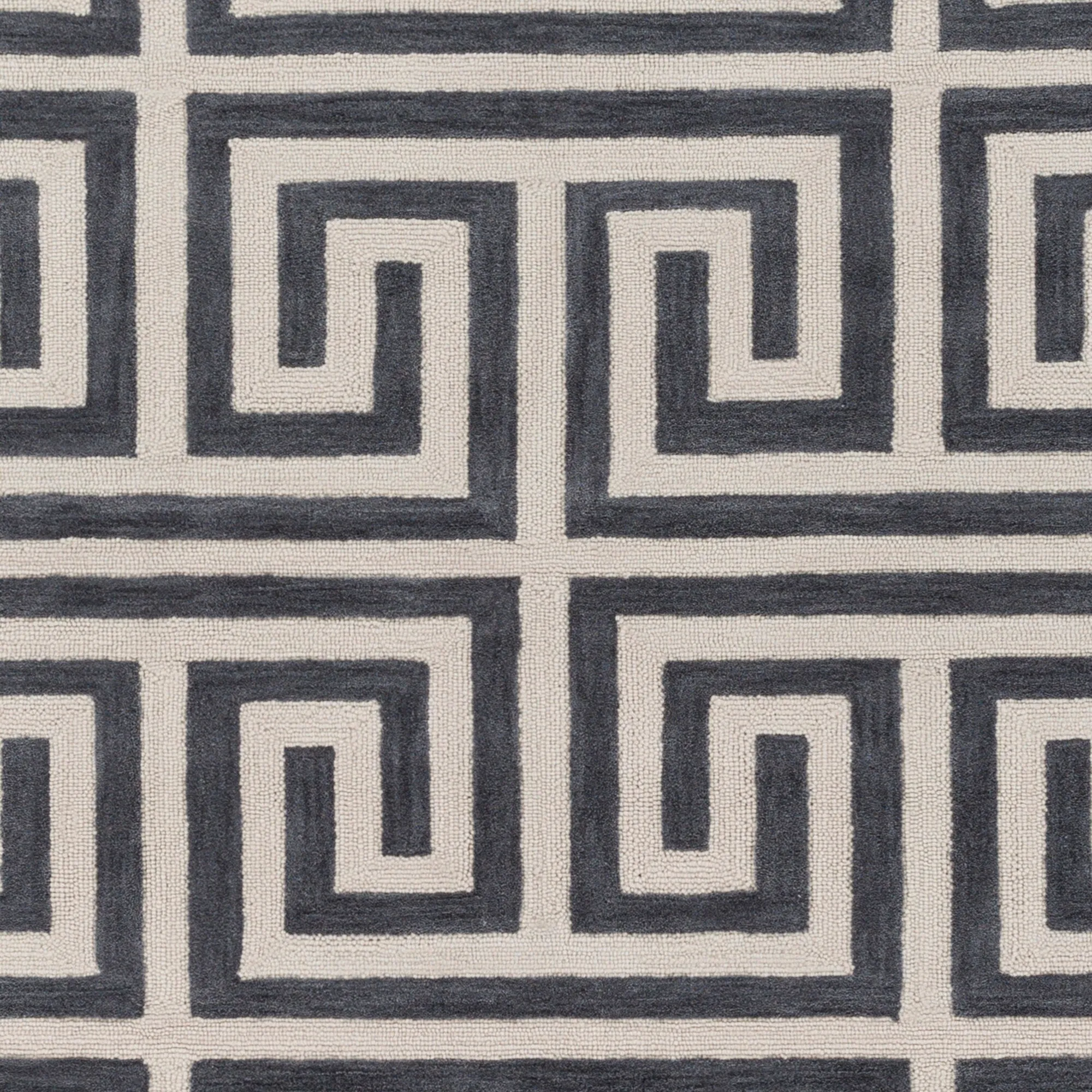 Hand-Tufted Essex Crosshatched Area Rug
