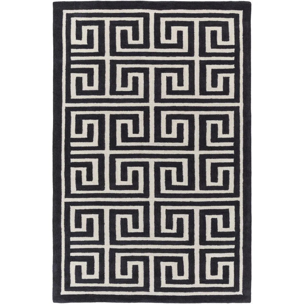 Hand-Tufted Essex Crosshatched Area Rug