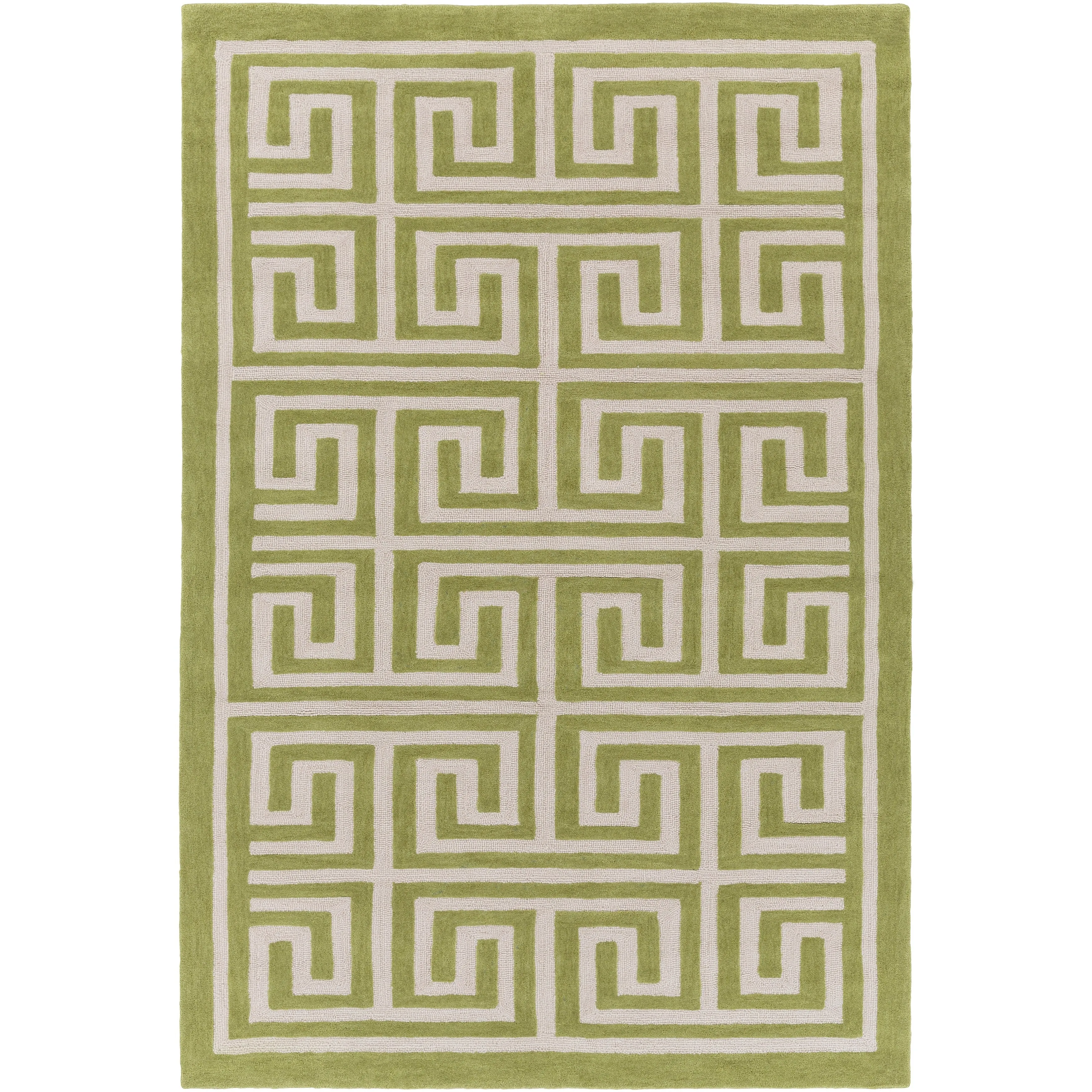 Hand-Tufted Essex Crosshatched Area Rug