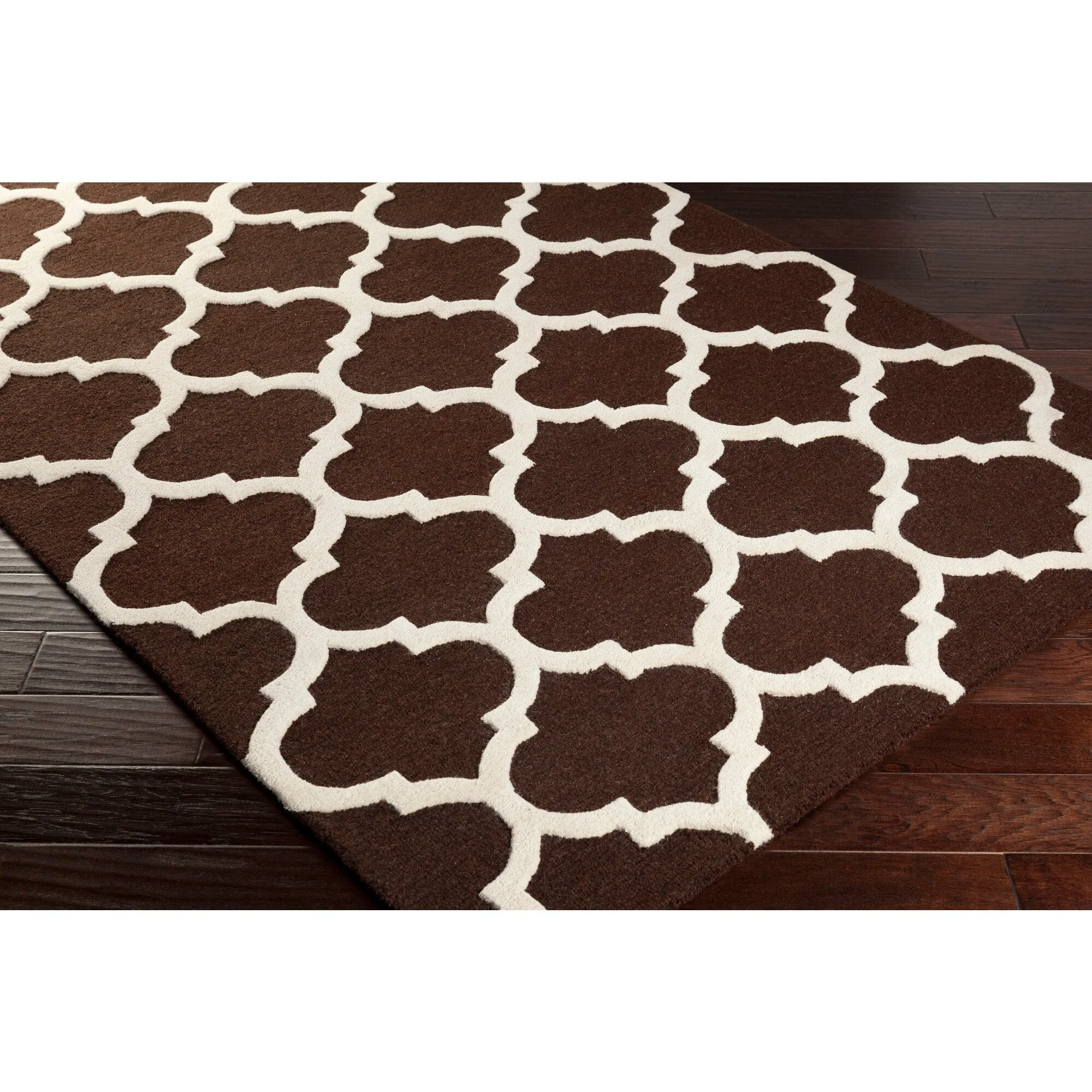 Hand-Tufted Fram Moroccan Trellis Wool Rug