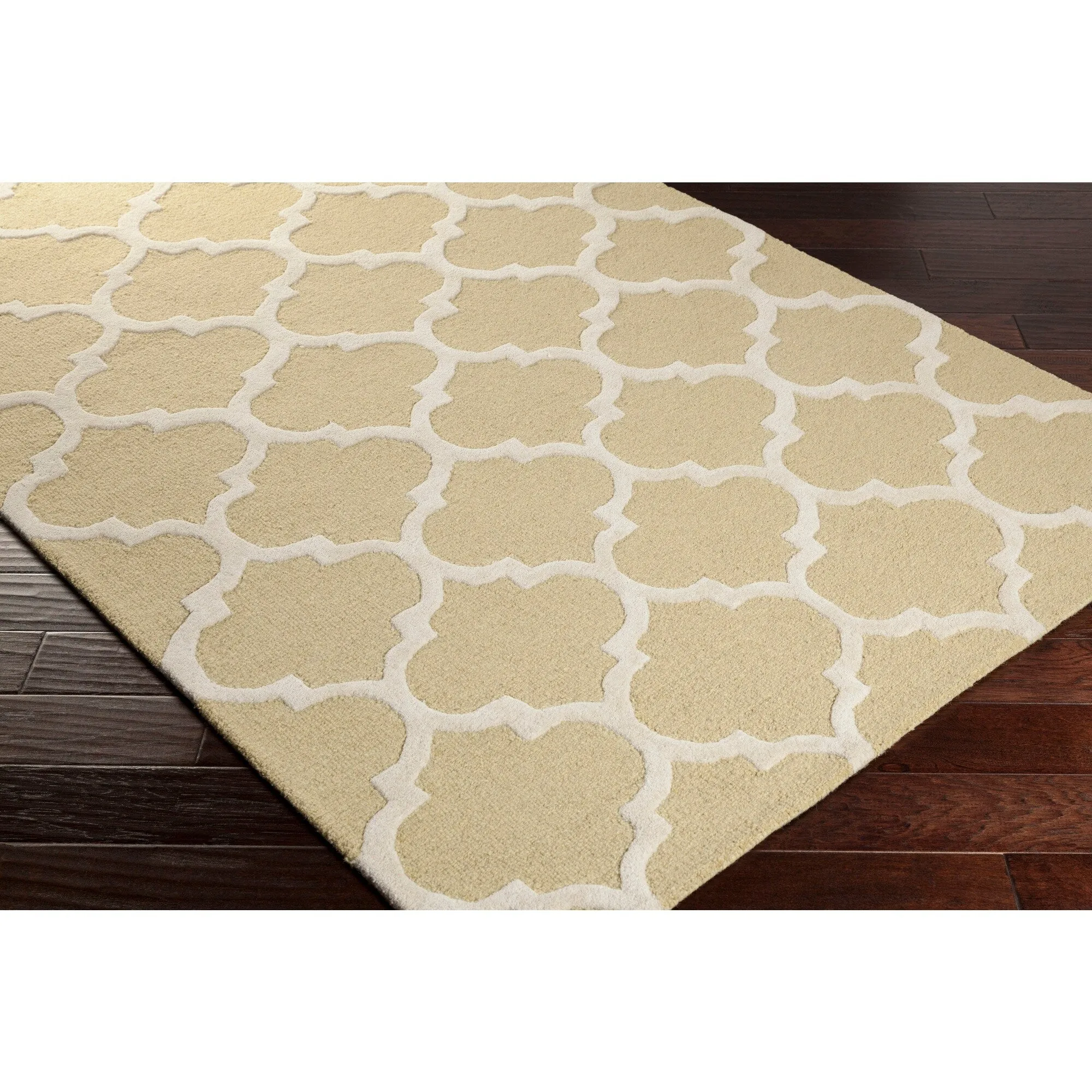 Hand-Tufted Fram Moroccan Trellis Wool Rug