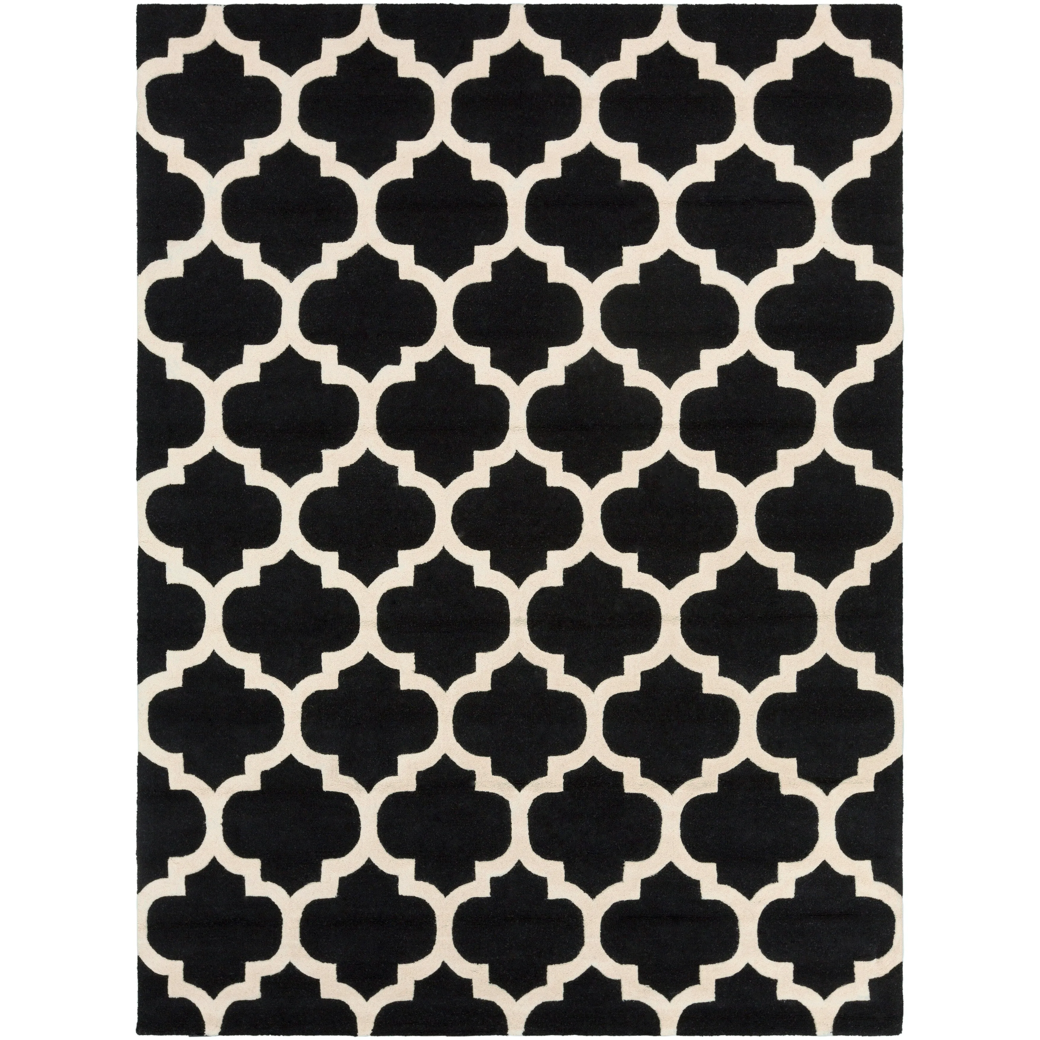 Hand-Tufted Fram Moroccan Trellis Wool Rug