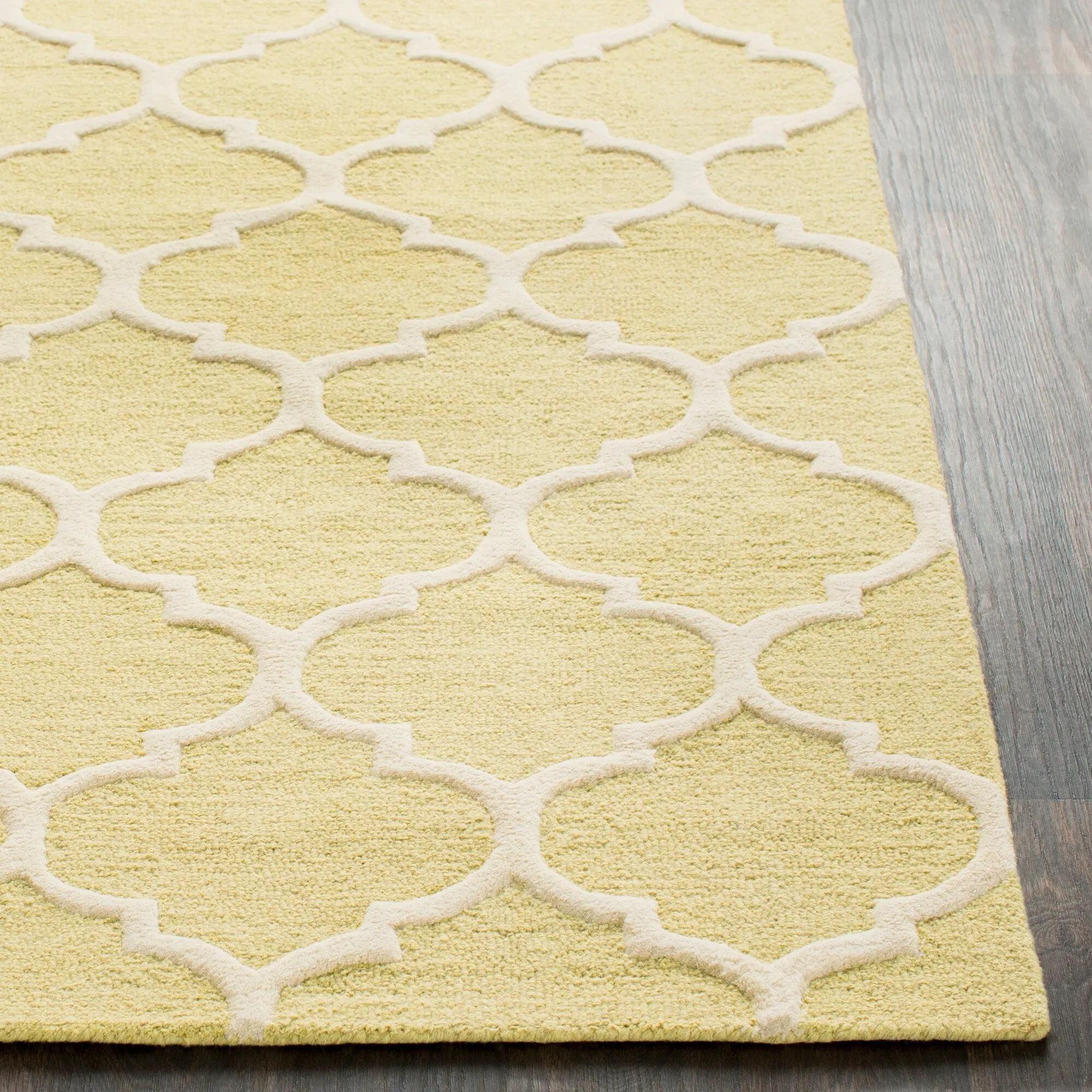 Hand-Tufted Fram Moroccan Trellis Wool Rug