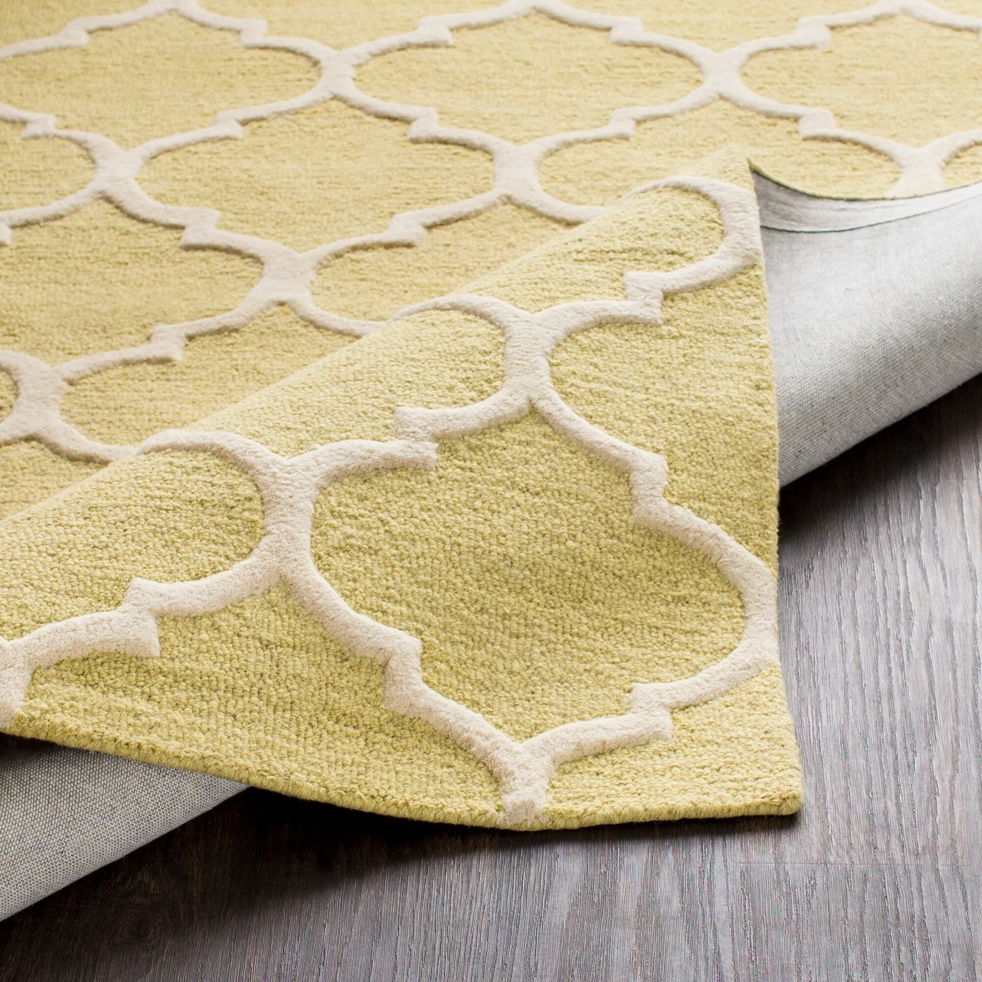 Hand-Tufted Fram Moroccan Trellis Wool Rug