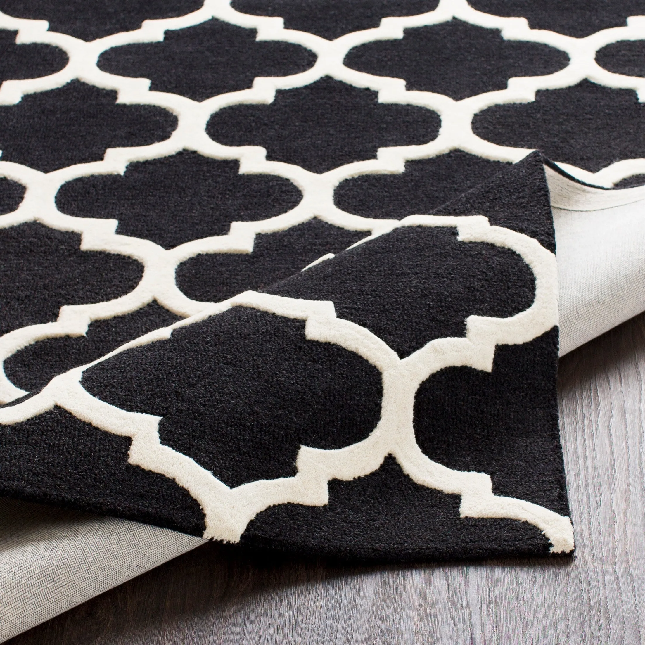 Hand-Tufted Fram Moroccan Trellis Wool Rug