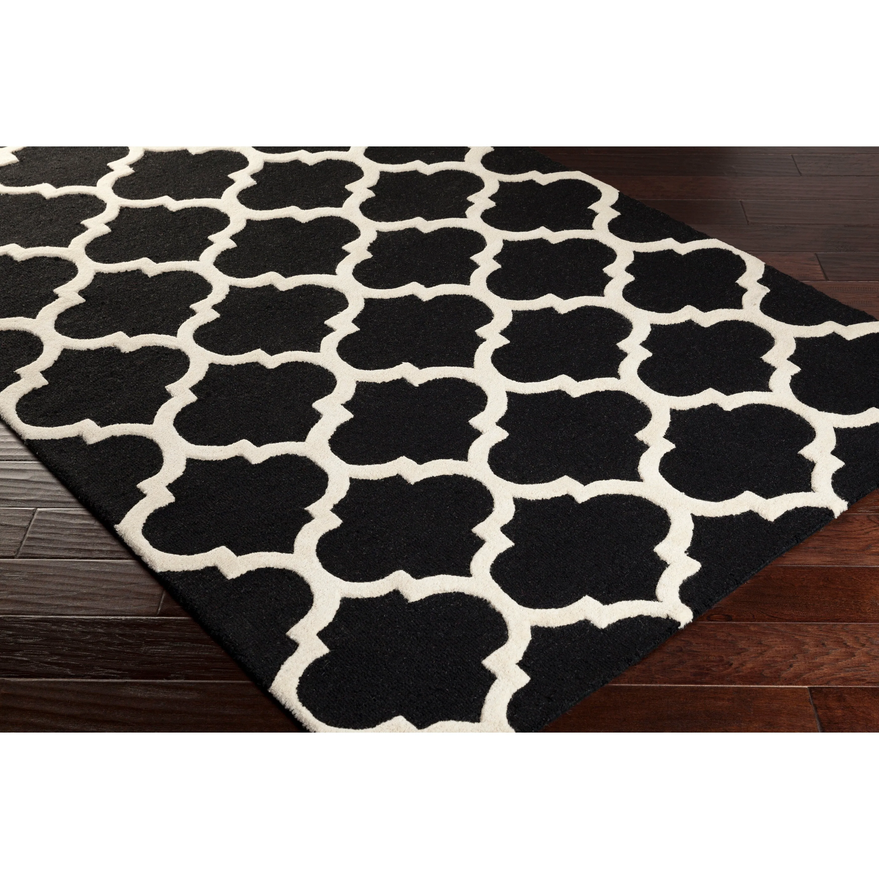 Hand-Tufted Fram Moroccan Trellis Wool Rug