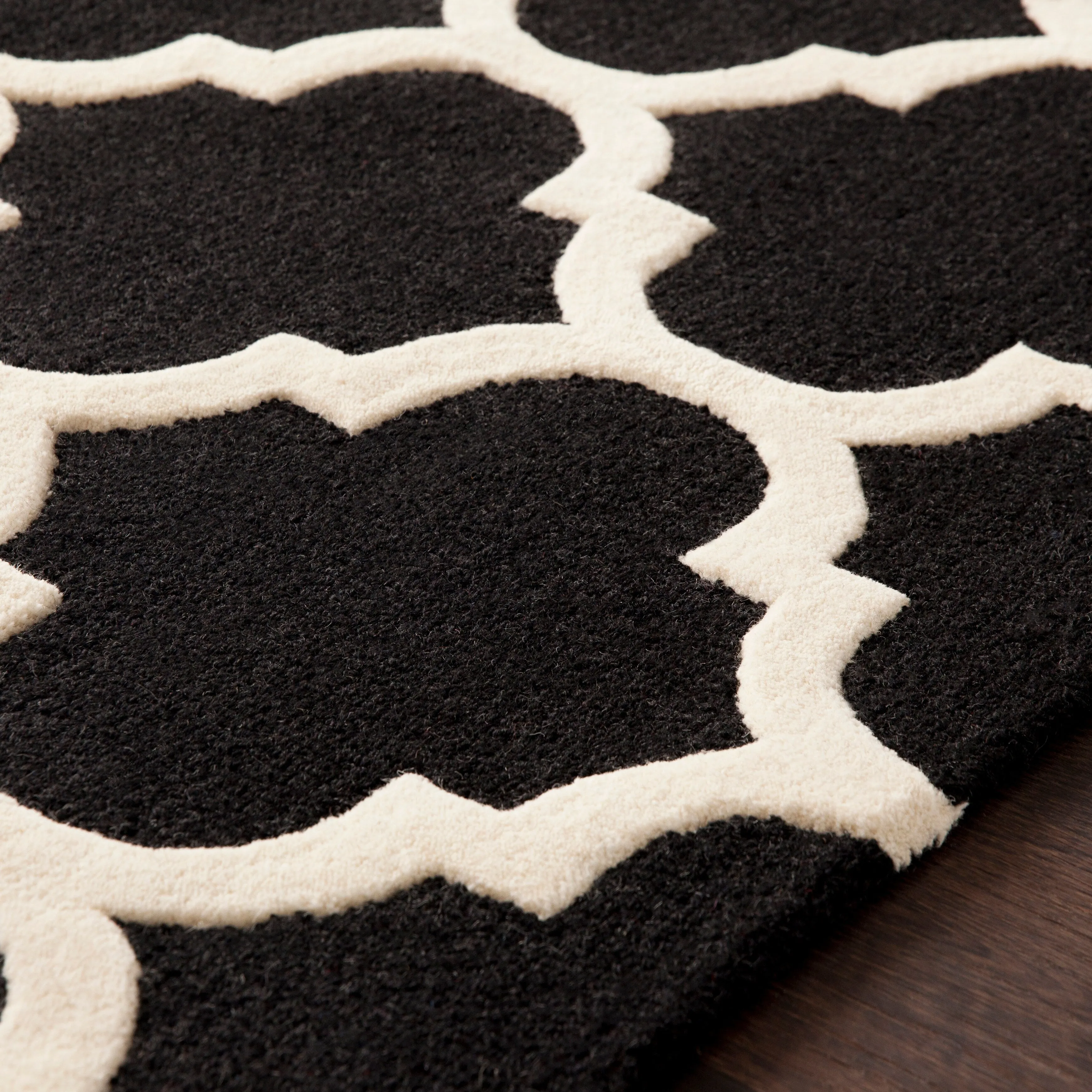 Hand-Tufted Fram Moroccan Trellis Wool Rug
