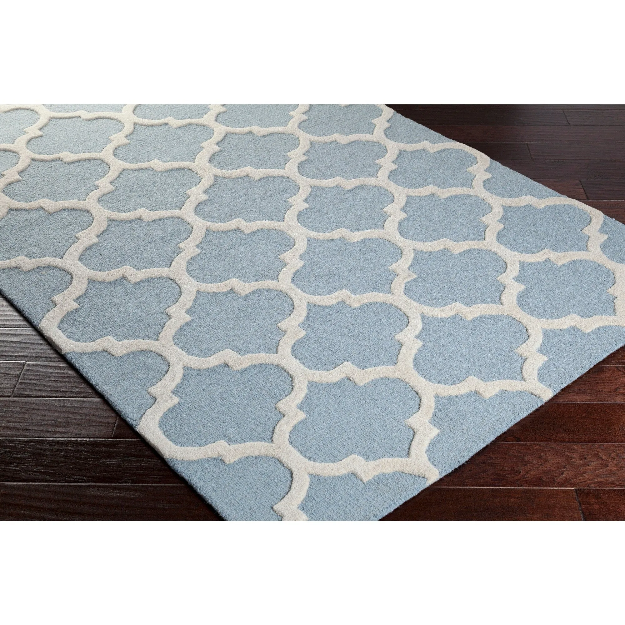 Hand-Tufted Fram Moroccan Trellis Wool Rug
