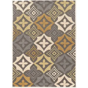 Hand Tufted TRIO Emblem Polyester Rug
