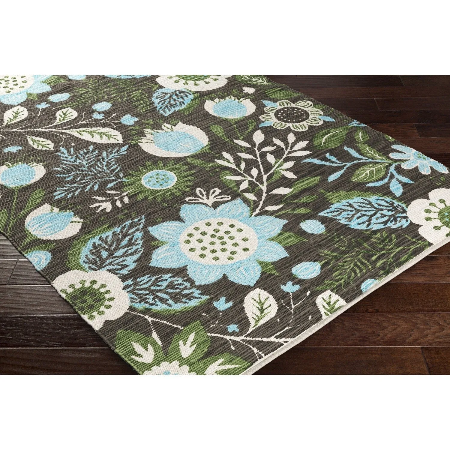 Hand-Woven Woz Cotton Area Rug