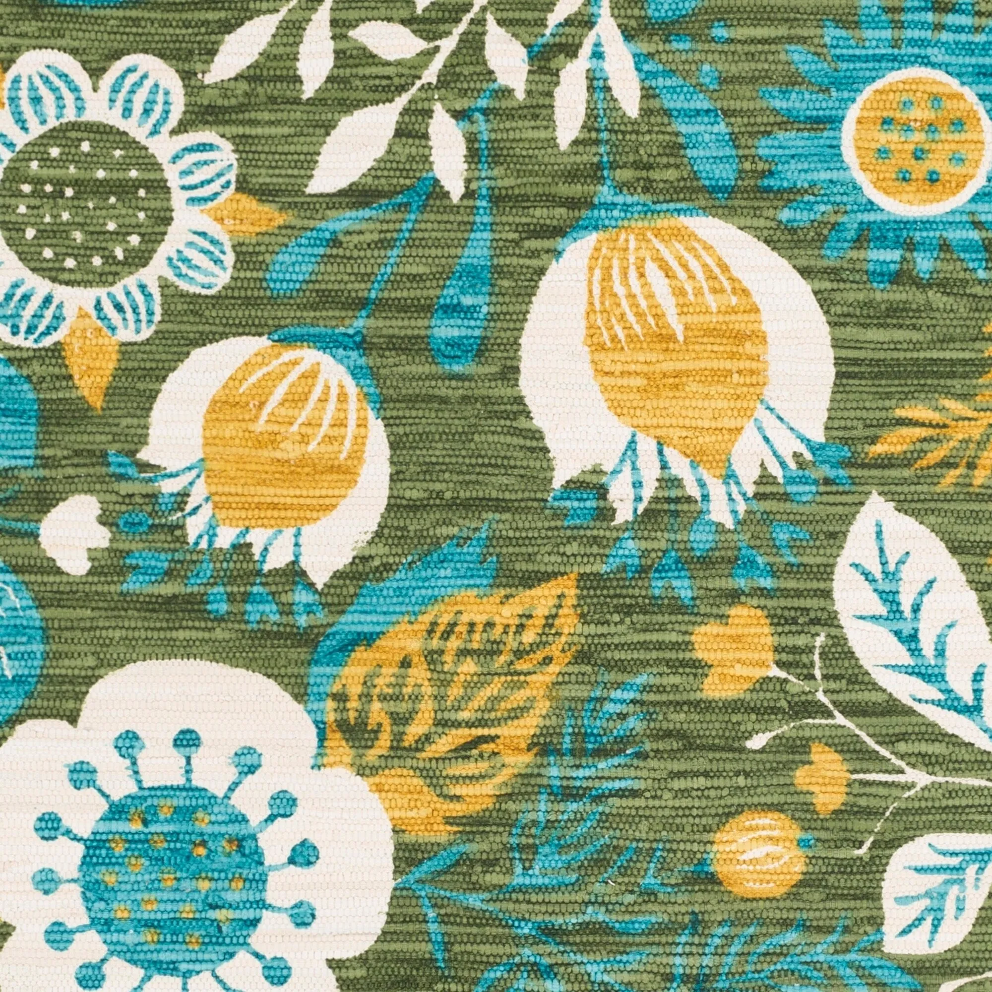 Hand-Woven Woz Cotton Area Rug