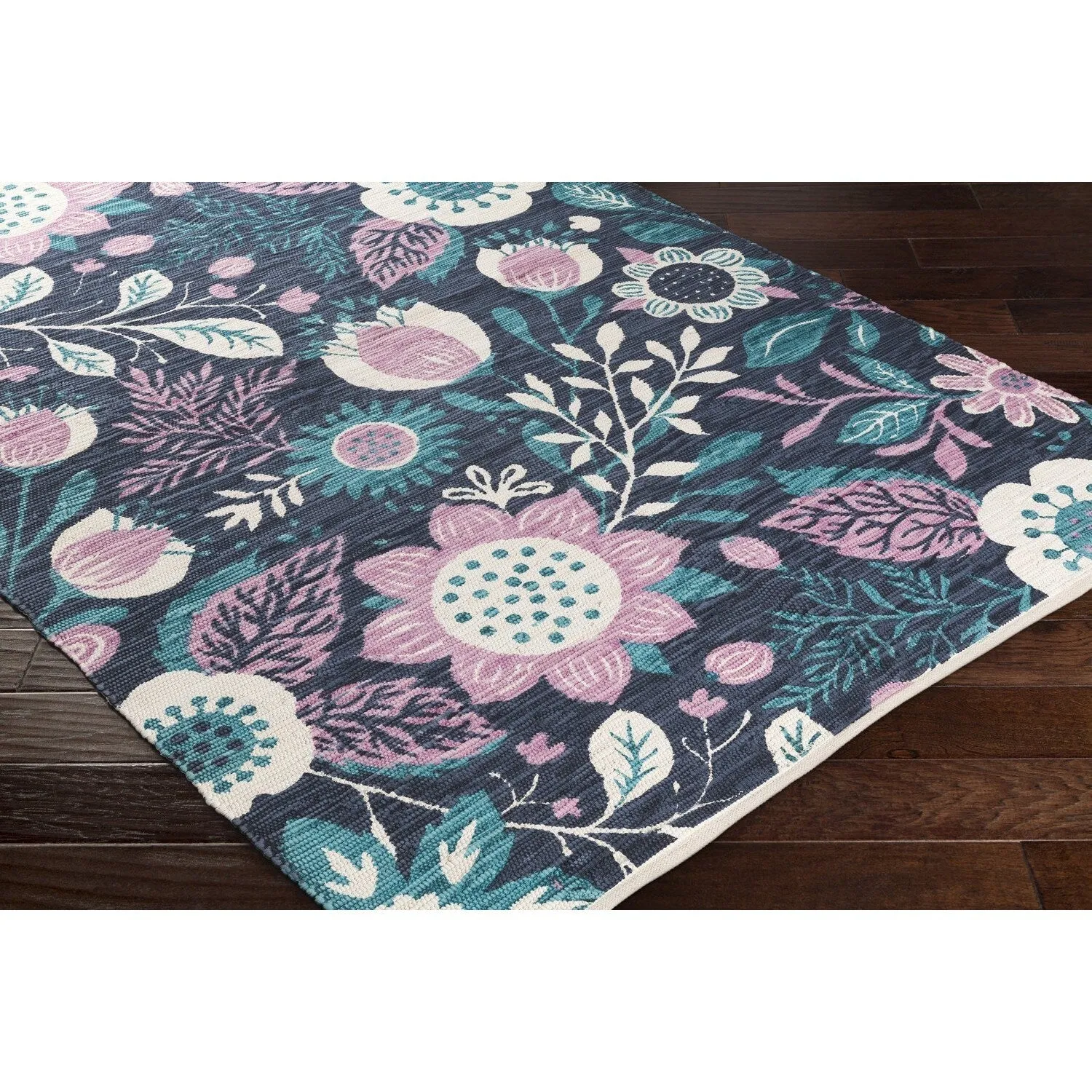 Hand-Woven Woz Cotton Area Rug