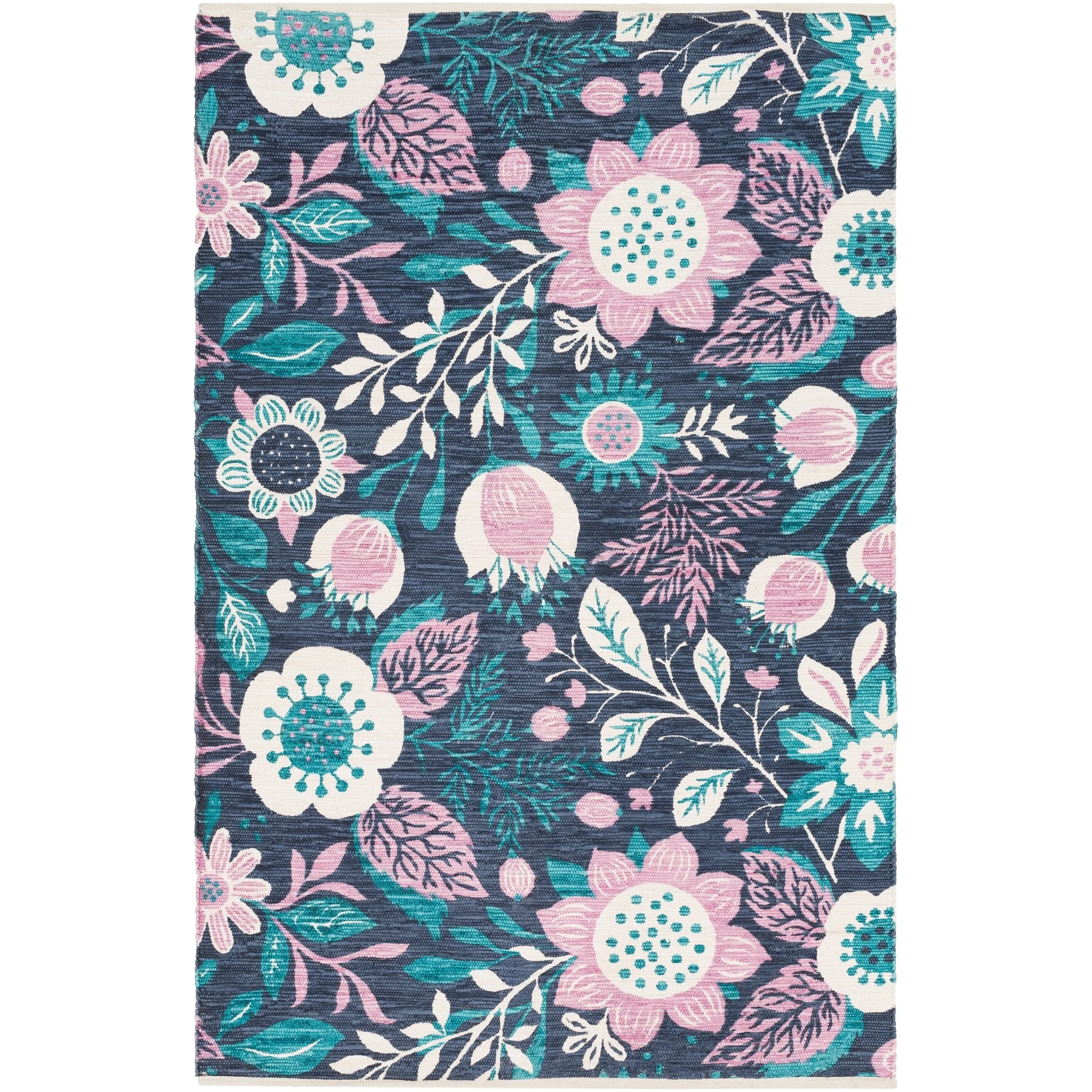 Hand-Woven Woz Cotton Area Rug