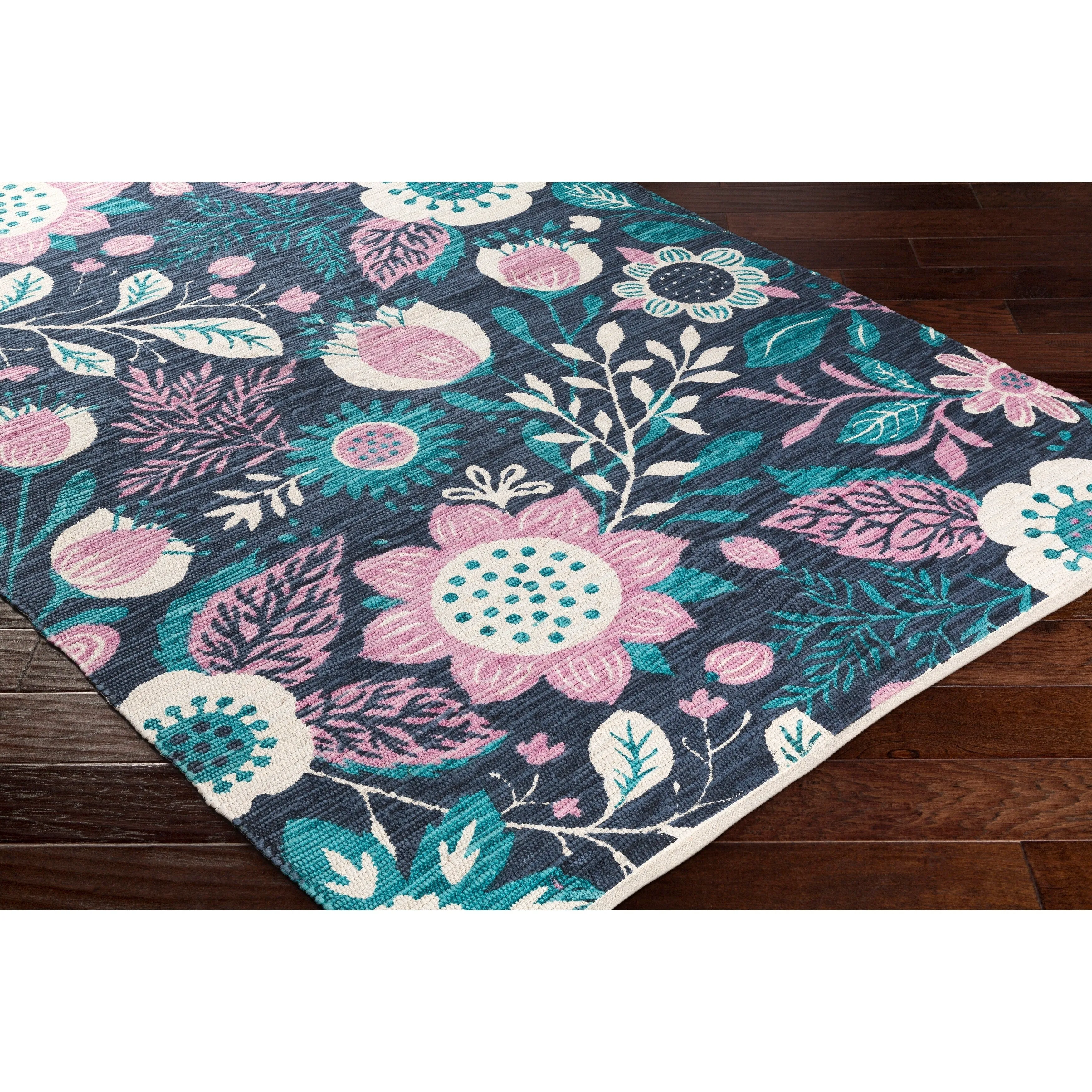 Hand-Woven Woz Cotton Area Rug