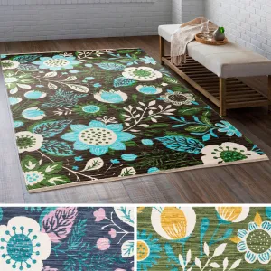 Hand-Woven Woz Cotton Area Rug