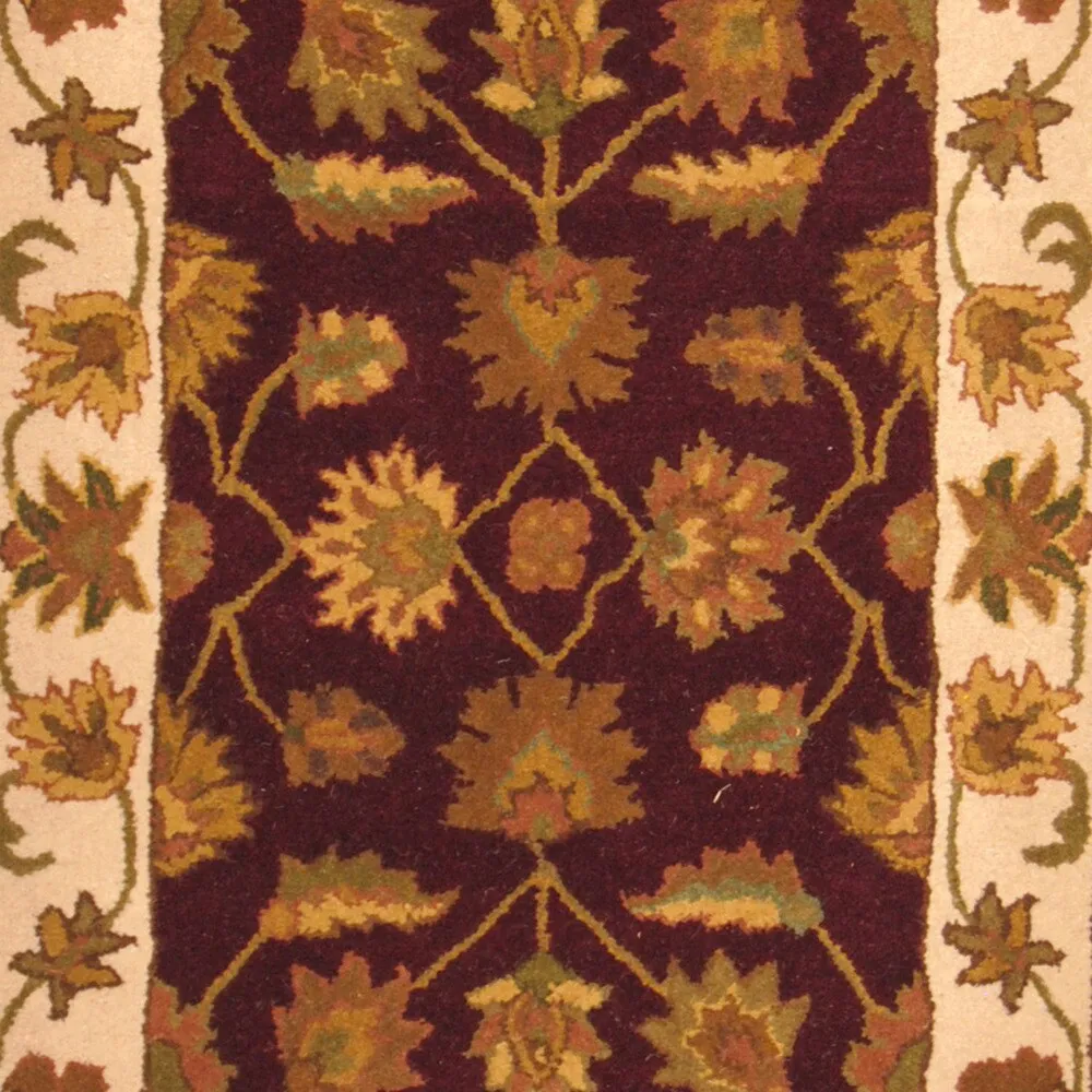 Handmade Mahal Wool Runner (India) - 2'5 x 7'4