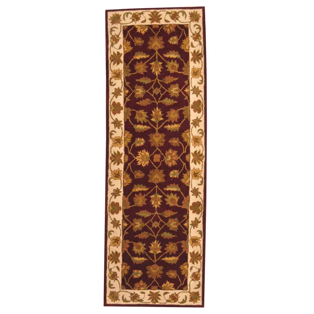 Handmade Mahal Wool Runner (India) - 2'5 x 7'4