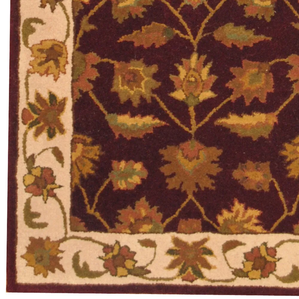 Handmade Mahal Wool Runner (India) - 2'5 x 7'4