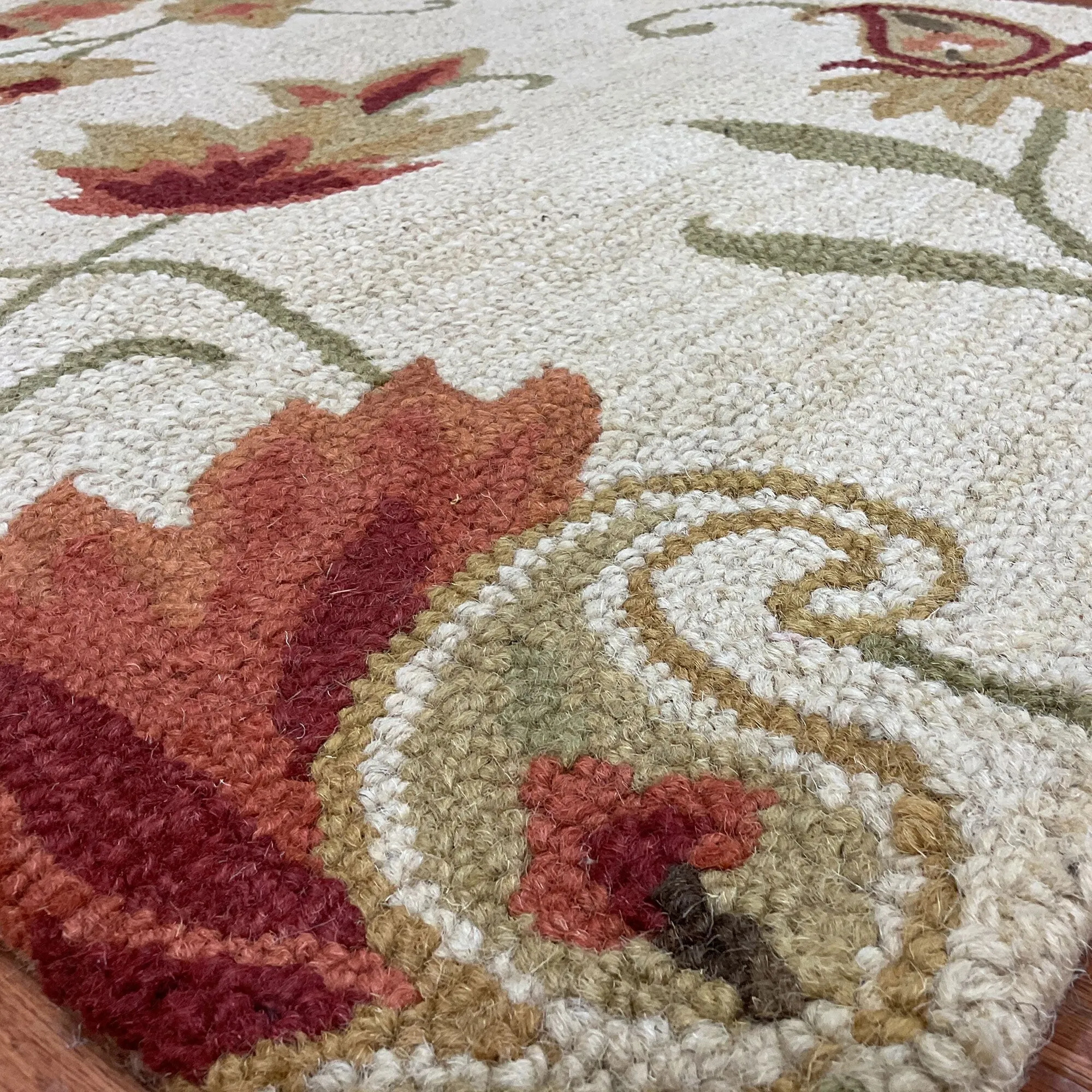 HERAT ORIENTAL Handmade Floral Wool Rug - 2'6 x 4'