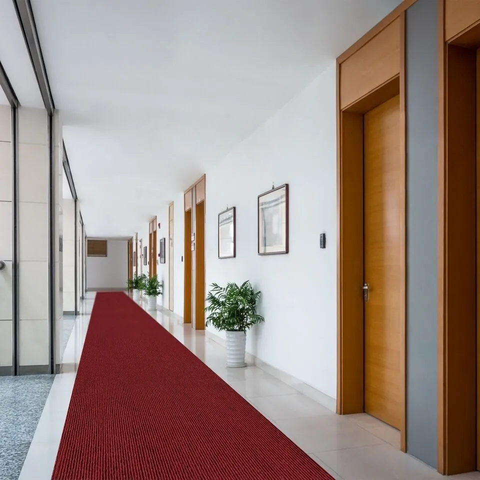 High-Quality Indoor/Outdoor Custom Size Carpet Runner Rug with Non-Slip PVC Backing 31'' wide x your choice of lenght