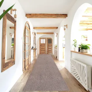 High-Quality Indoor/Outdoor Custom Size Carpet Runner Rug with Non-Slip PVC Backing 31'' wide x your choice of lenght