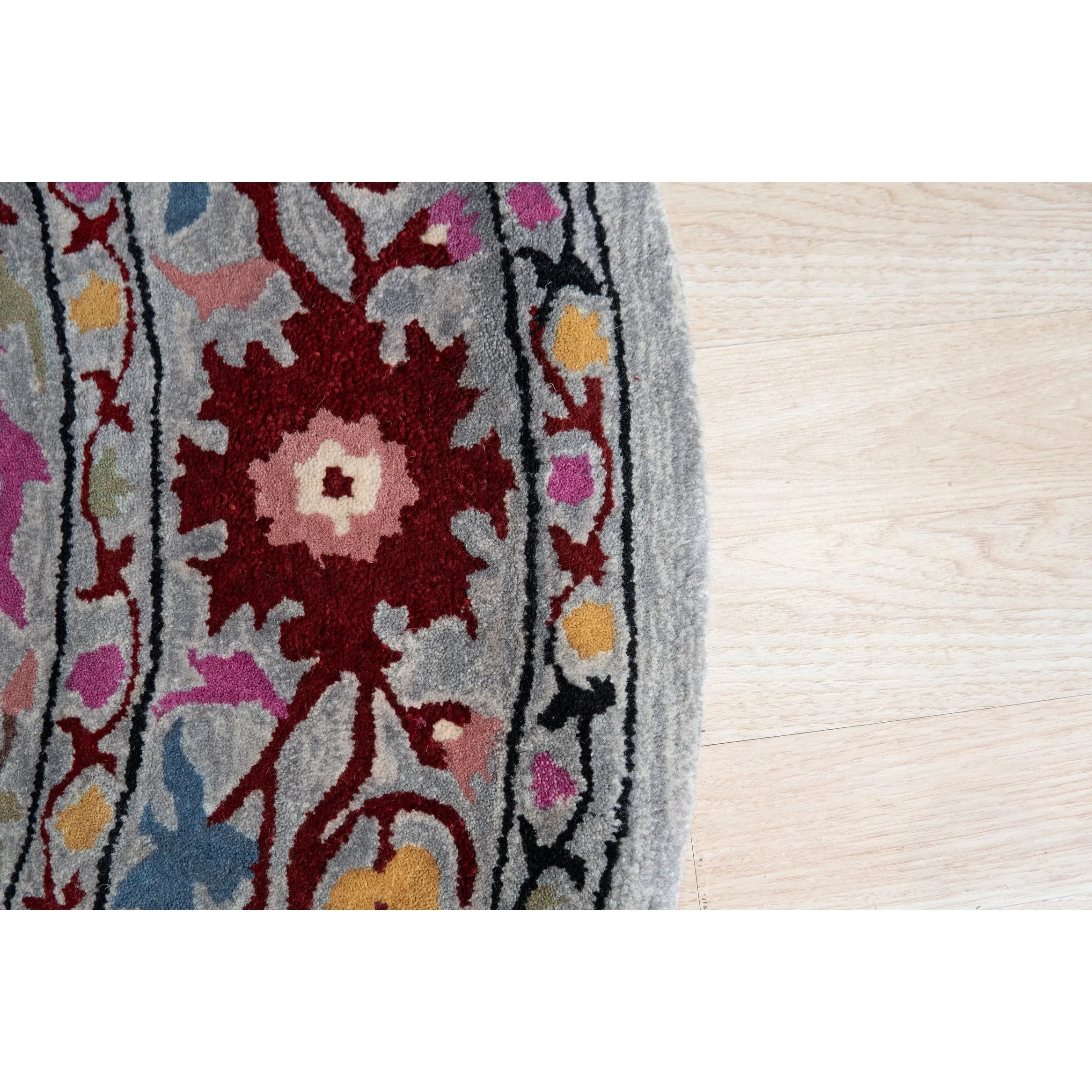 Home Decor EORC Hand-Tufted Wool Oriental Rug Elegant Blue Area Rug for Living Room. Bedroom. Office. & Home Dcor Premium