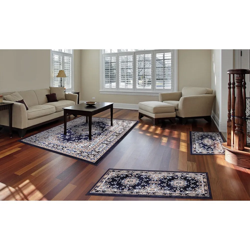 Home Dynamix Ariana Collection Traditional 3-Piece Area Rug (4'11x6'11. 1'8x4'11. 1'8x2'8)