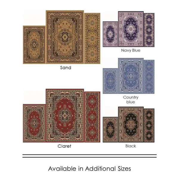 Home Dynamix Ariana Collection Traditional 3-Piece Area Rug (4'11x6'11. 1'8x4'11. 1'8x2'8)