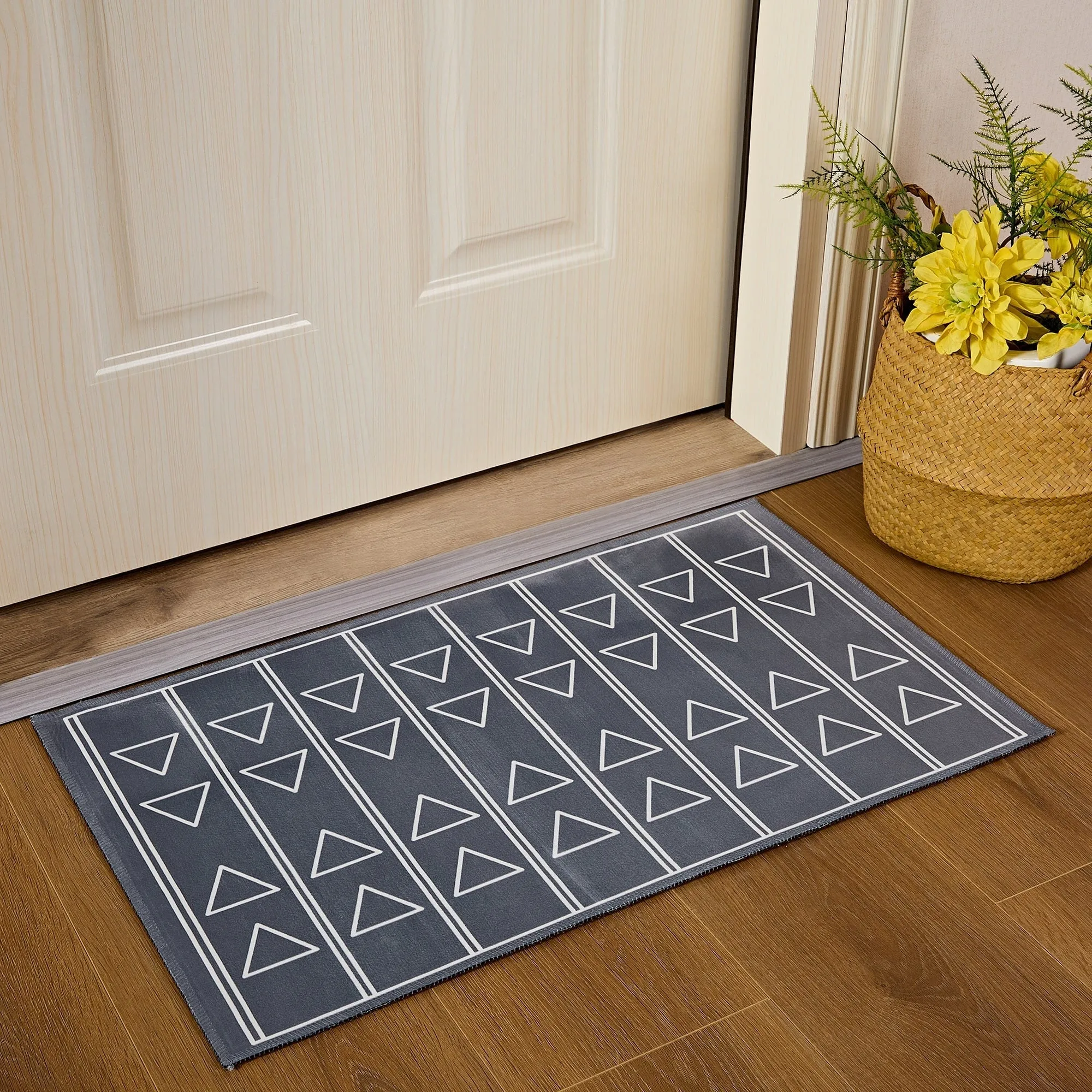 Indoor Door Mat. Front Back Outdoor Mat Rubber Backing. Low-Profile Entrance Rugs. Absorbent Resist Dirt Doormats Inside Doormat