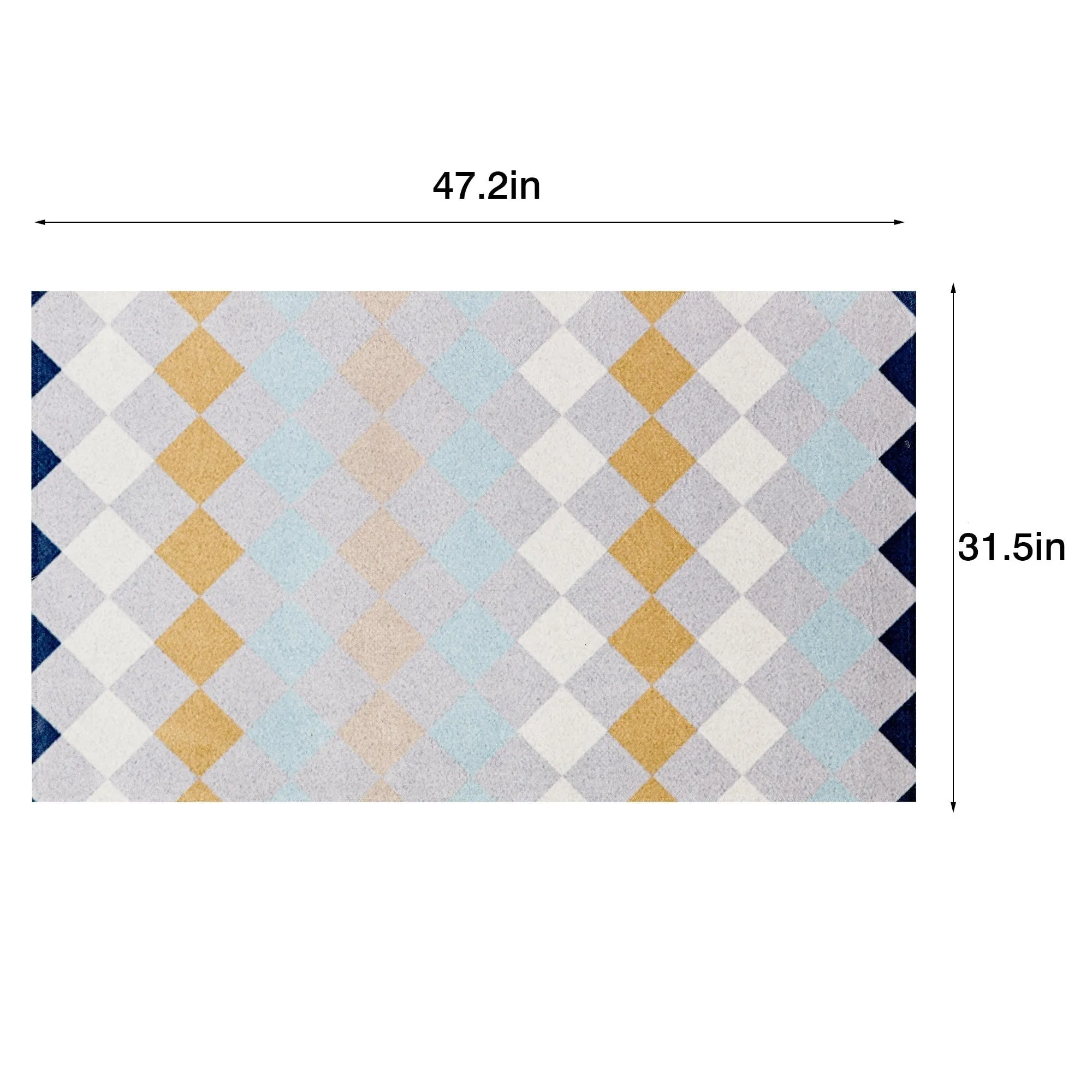 Indoor Door Mat. Front Back Outdoor Mat Rubber Backing. Low-Profile Entrance Rugs. Absorbent Resist Dirt Doormats Inside Doormat