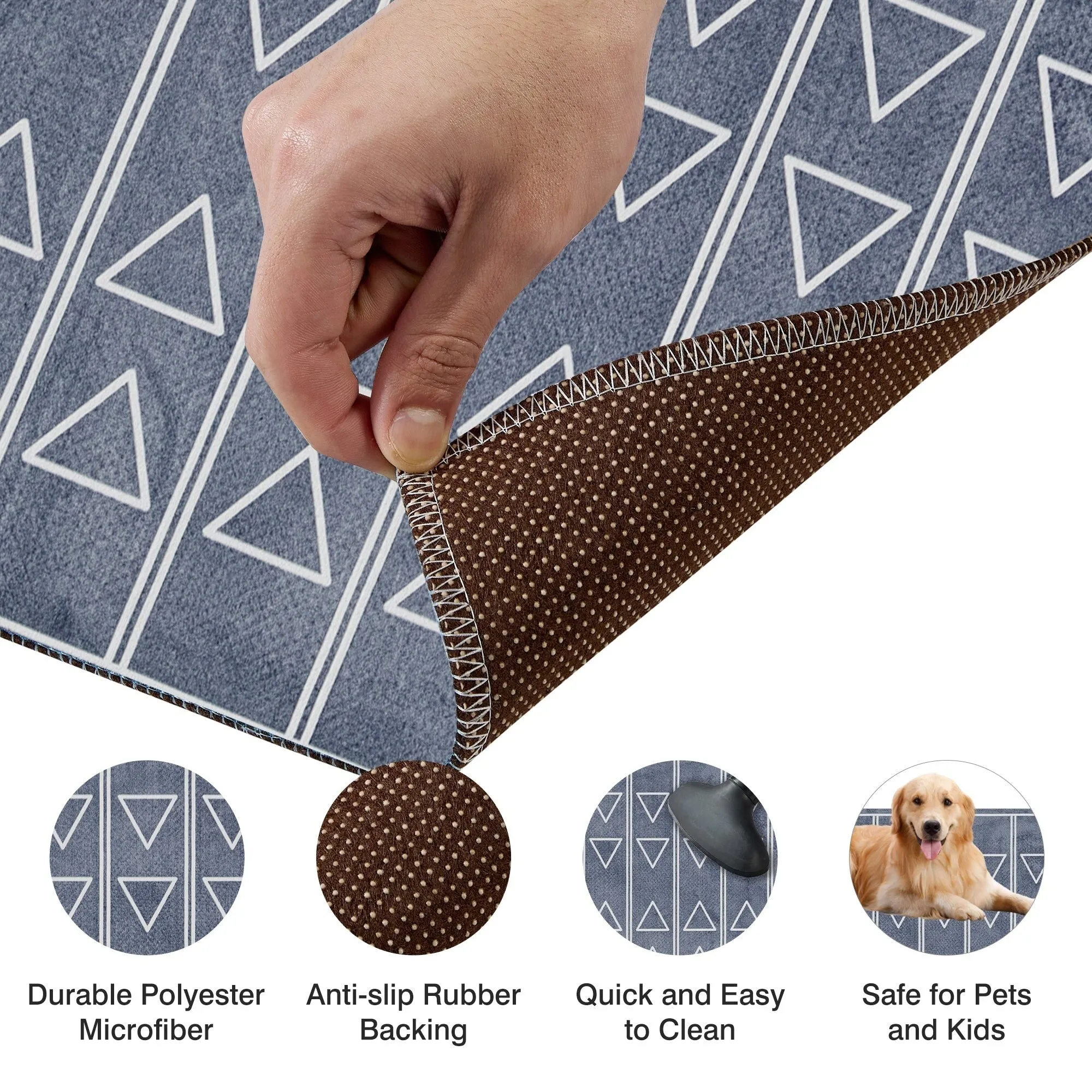 Indoor Door Mat. Front Back Outdoor Mat Rubber Backing. Low-Profile Entrance Rugs. Absorbent Resist Dirt Doormats Inside Doormat