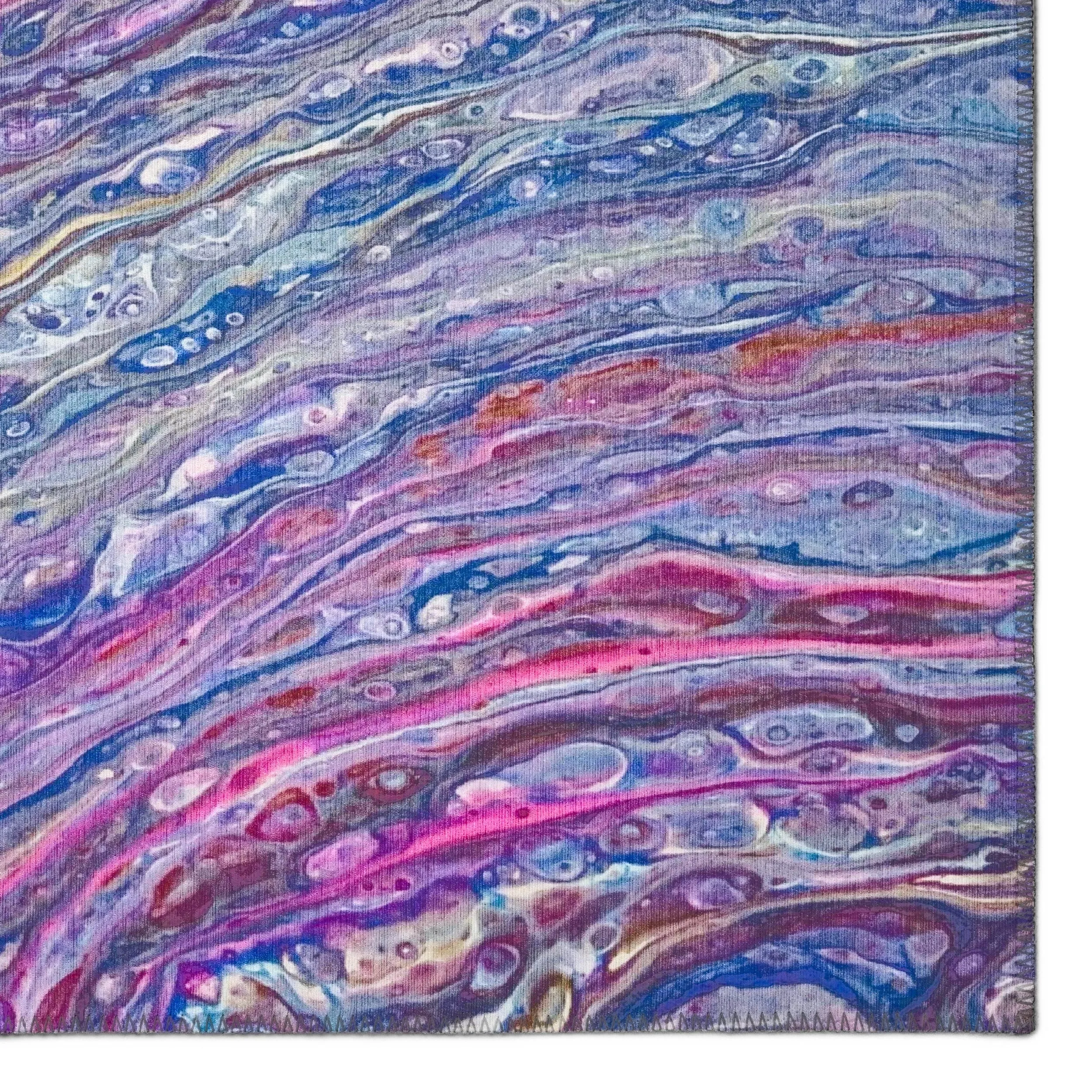 Indoor/ Outdoor Addison Karina Abstract Washable Area Rug