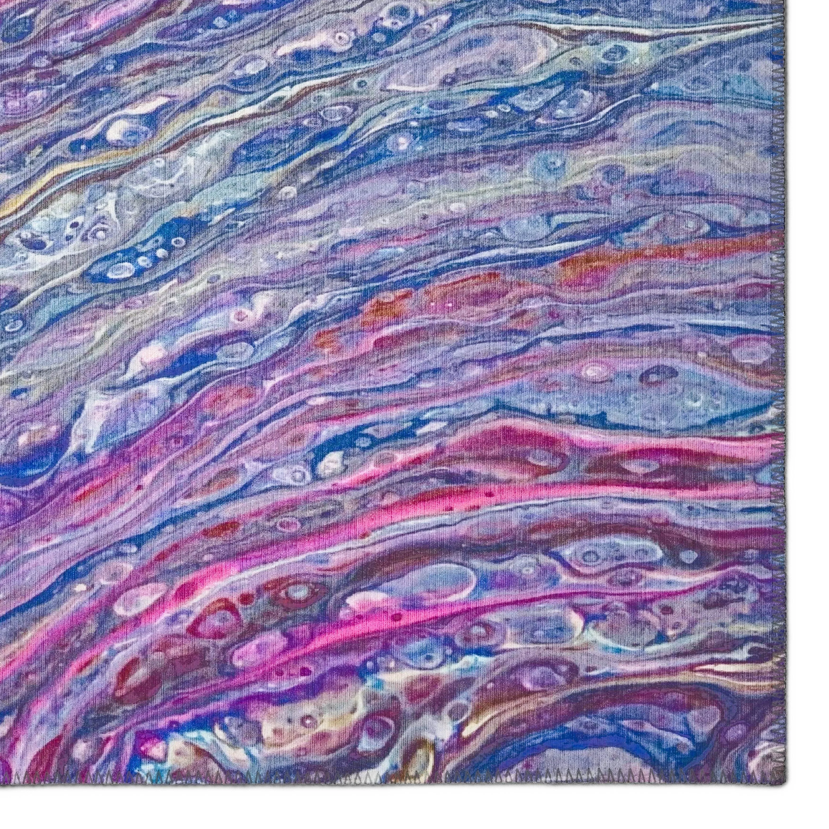 Indoor/ Outdoor Addison Karina Abstract Washable Area Rug