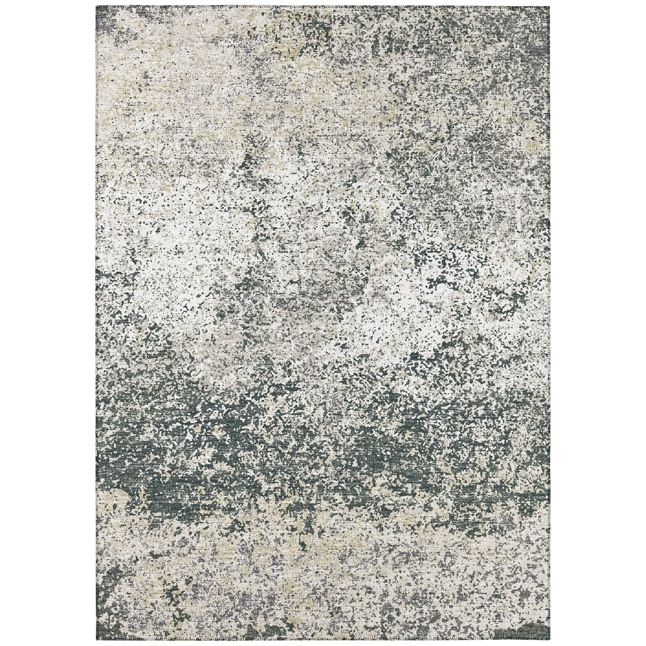 Indoor/Outdoor Rylee Modern Abstract Washable Rug New